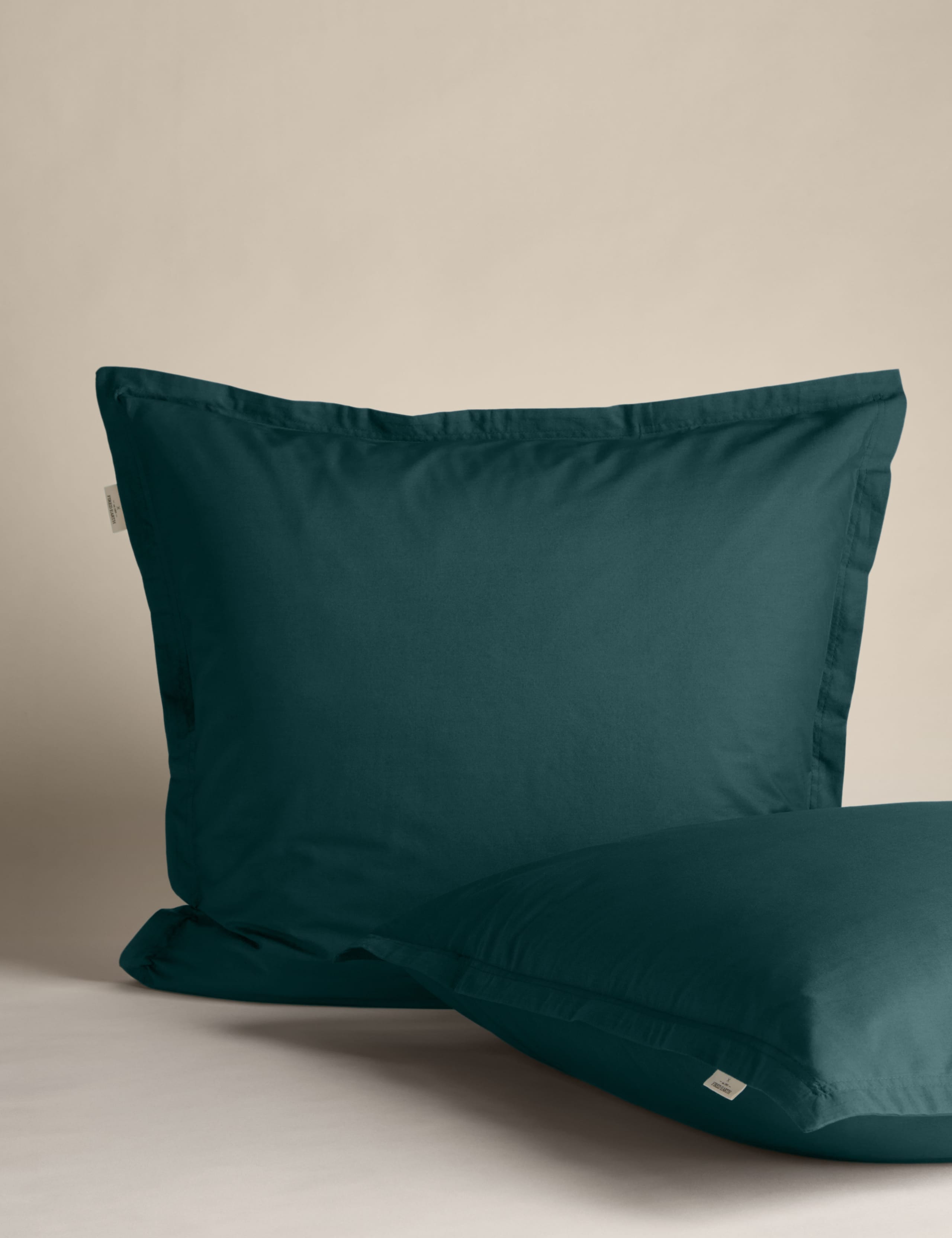 2pk Washed Cotton Square Pillowcases 2 of 3