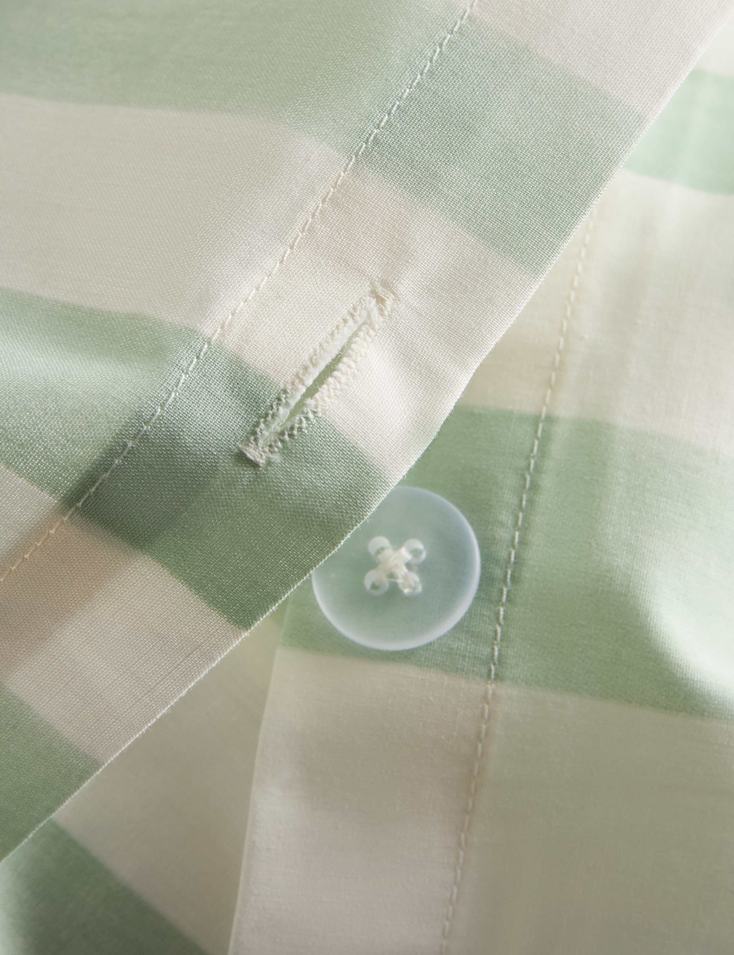 Pure Cotton Embroidered Bow Striped Bedding Set 5 of 5