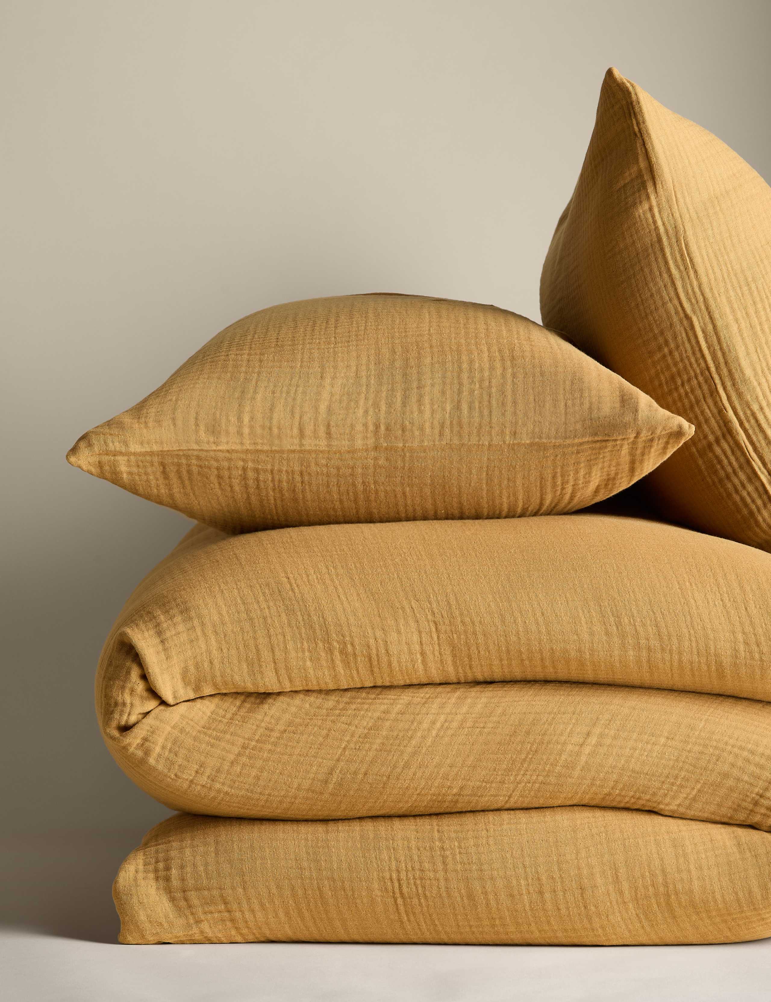 Pure Cotton Muslin Bedding Set 2 of 5