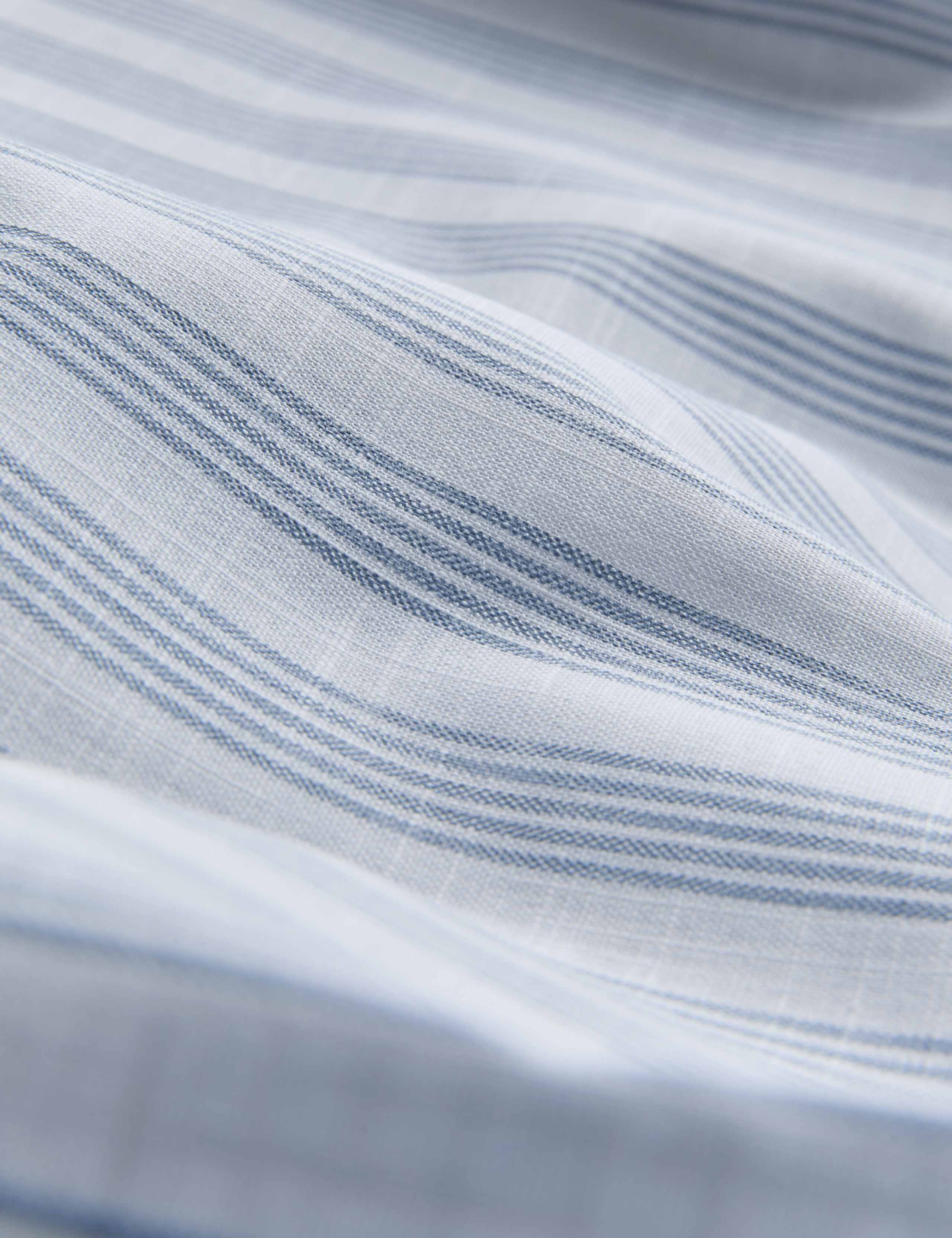 Pure Cotton Striped Ruffle Bedding Set 5 of 6