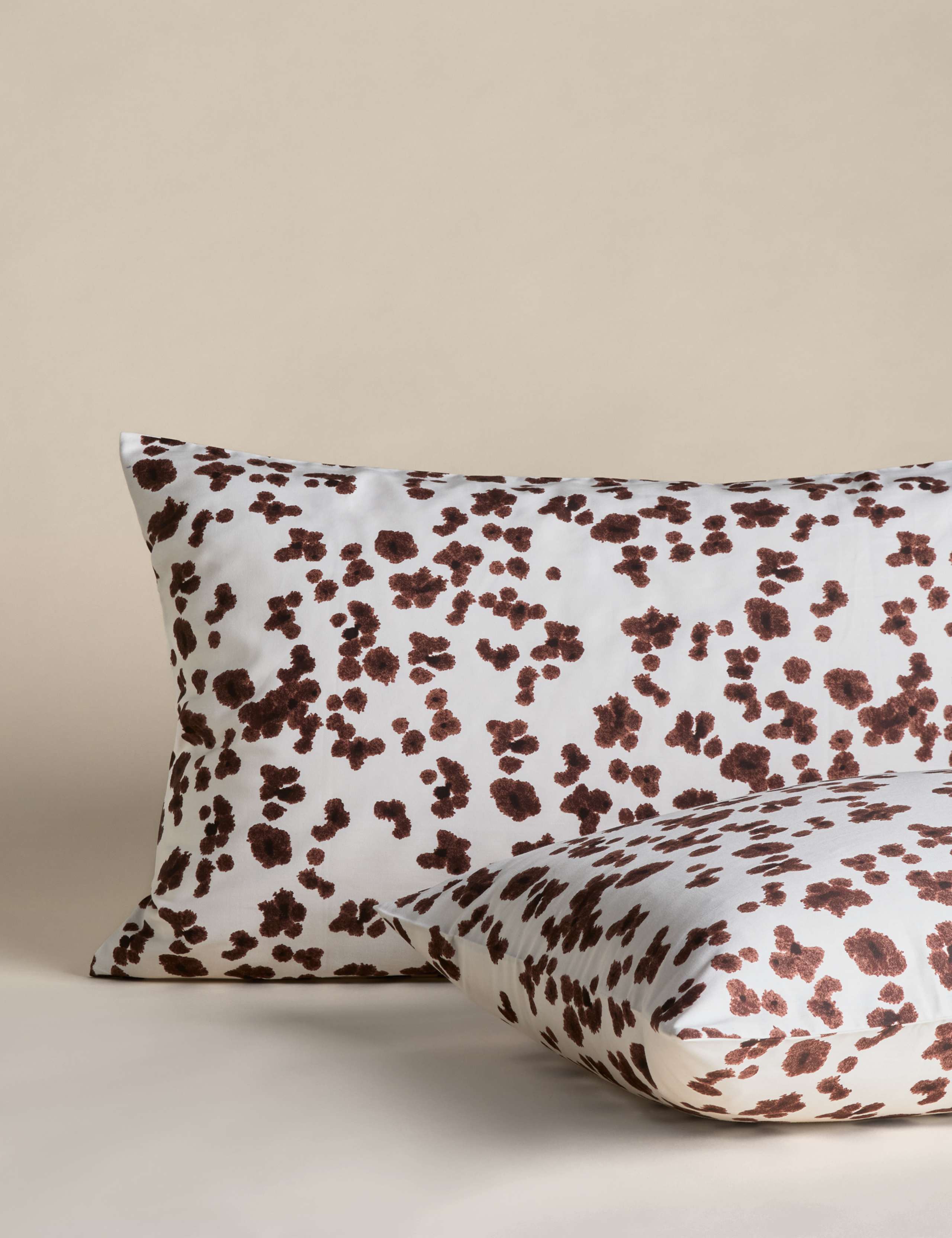Sateen Dalmatian Print Bedding Set 3 of 5