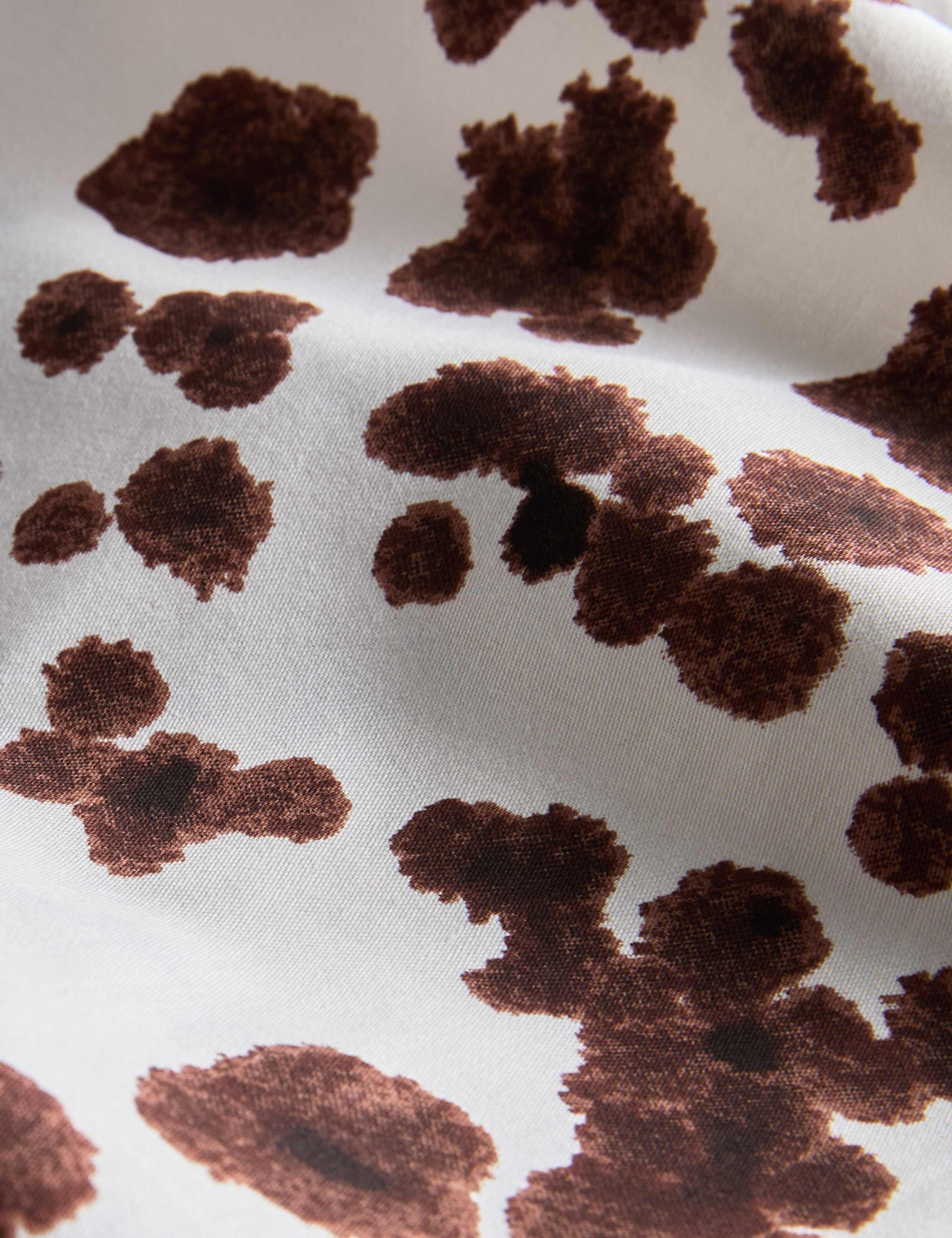 Sateen Dalmatian Print Bedding Set 4 of 5