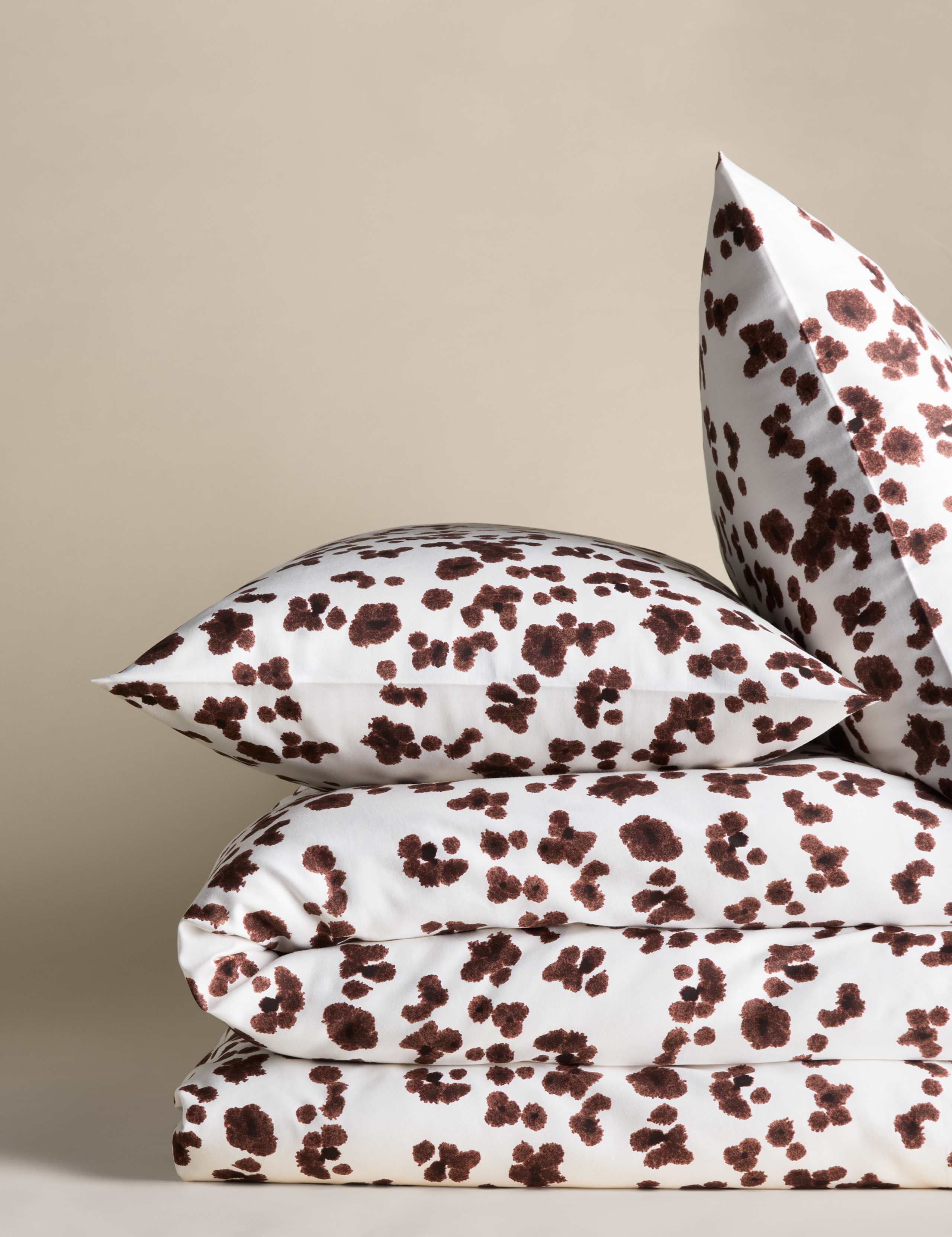 Sateen Dalmatian Print Bedding Set 2 of 5