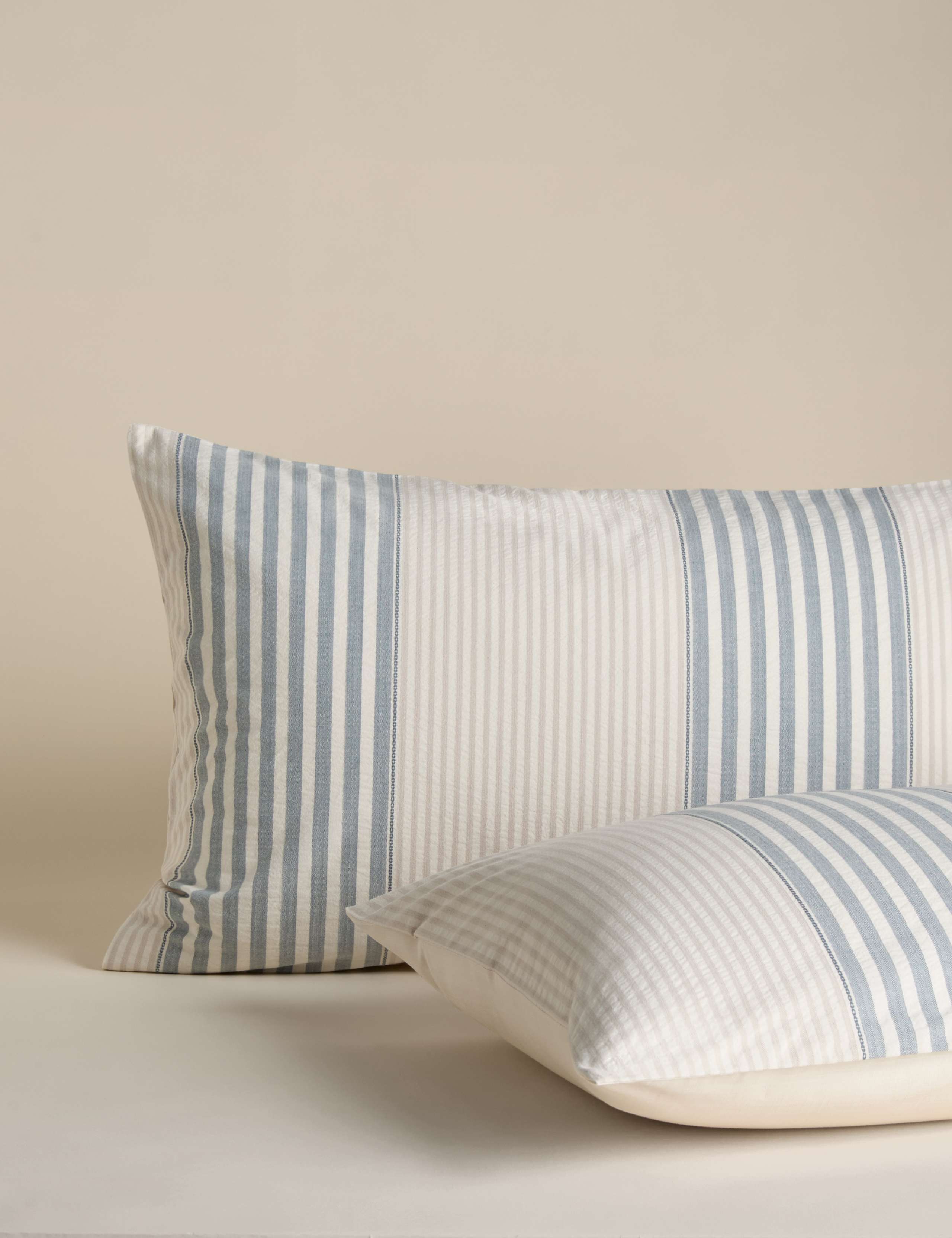 Pure Cotton Carter Stripe Jacquard Bedding Set 3 of 5