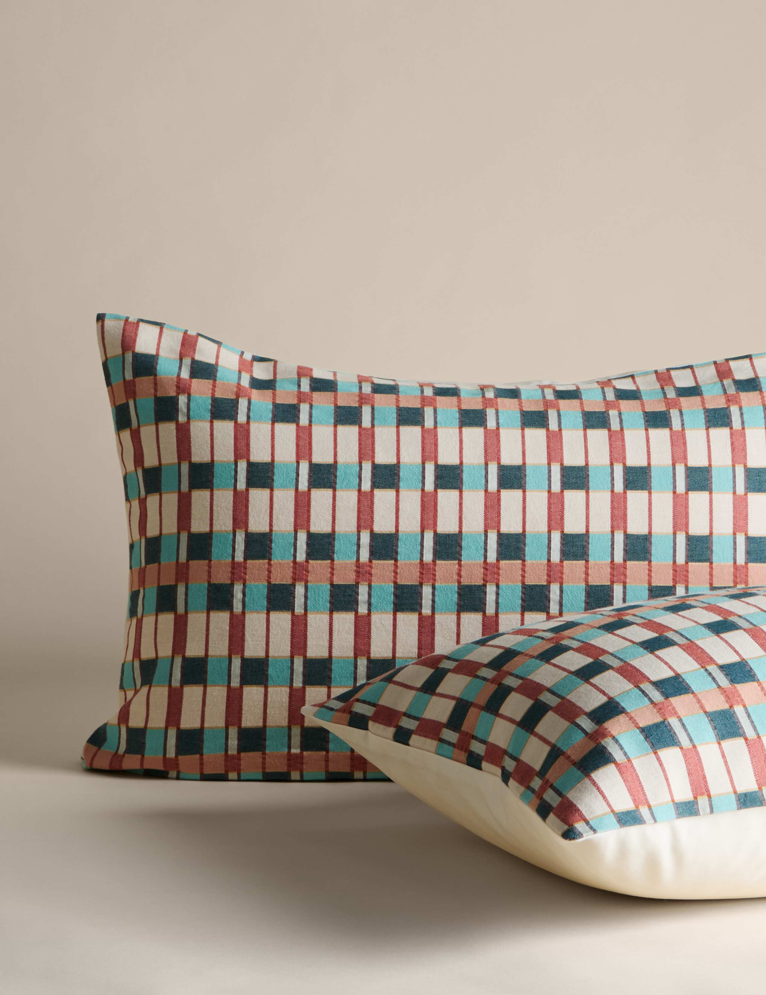 Pure Cotton Check Jacquard Bedding Set 3 of 5