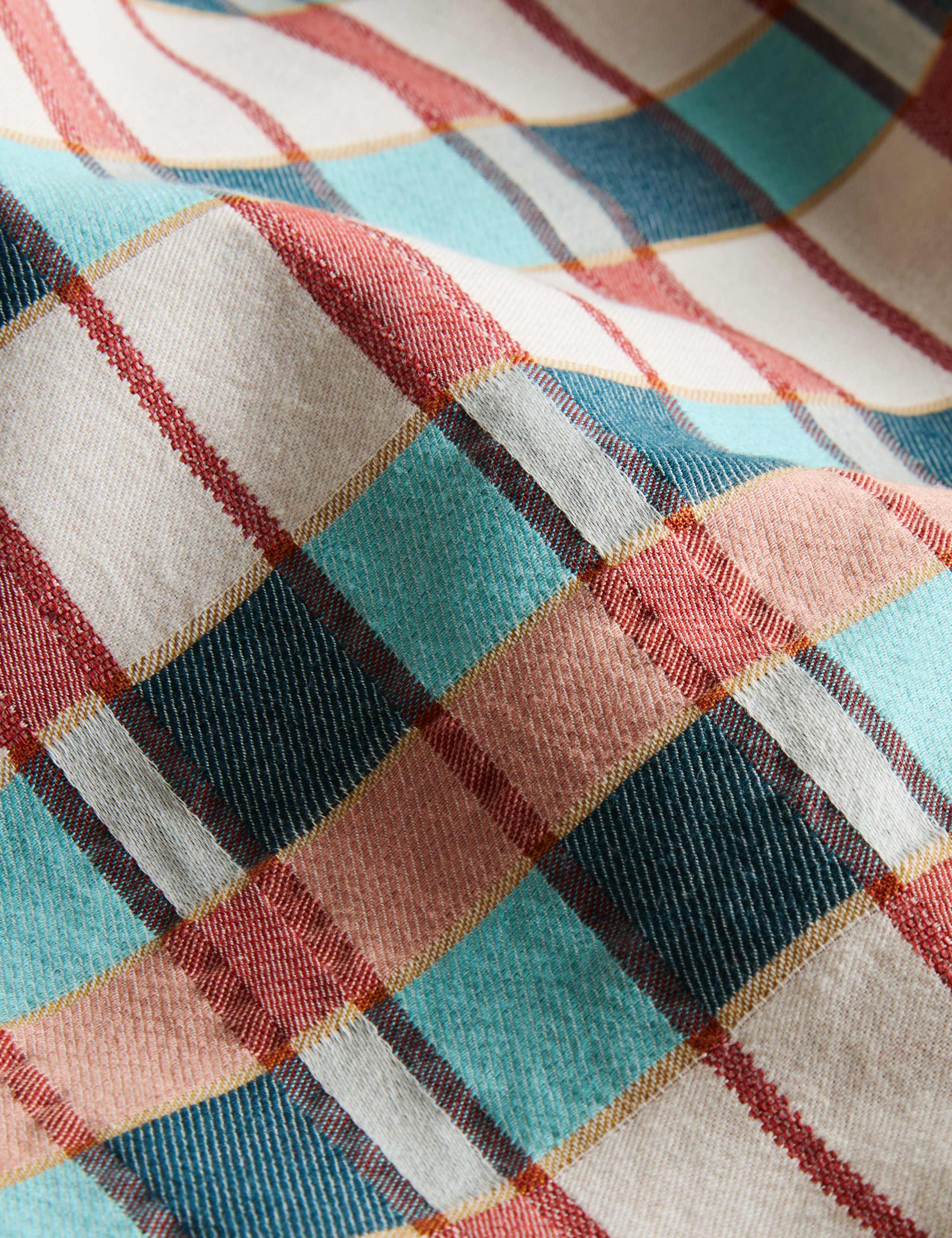 Pure Cotton Check Jacquard Bedding Set 4 of 5