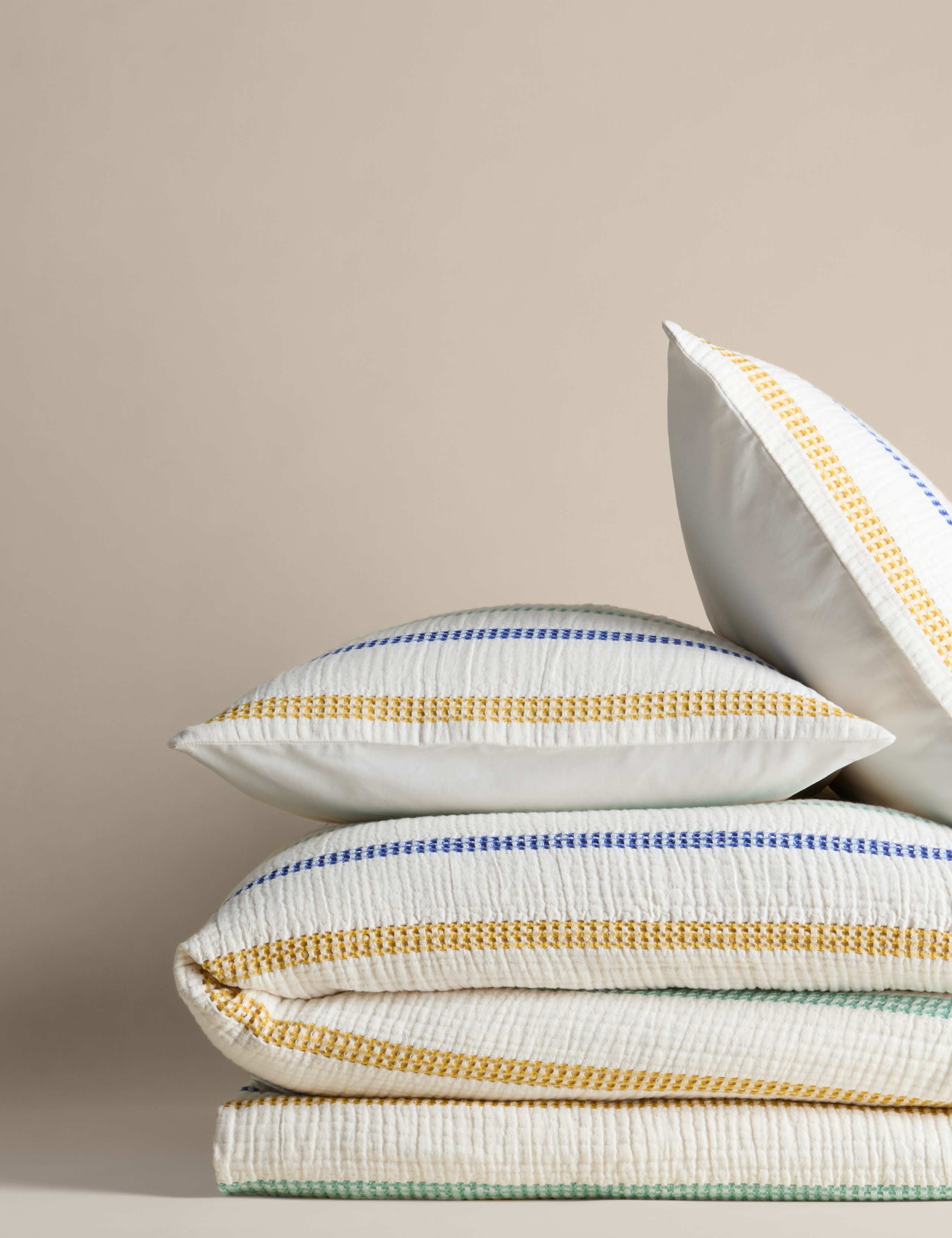 Pure Cotton Gauze Waffle Bedding Set 2 of 5