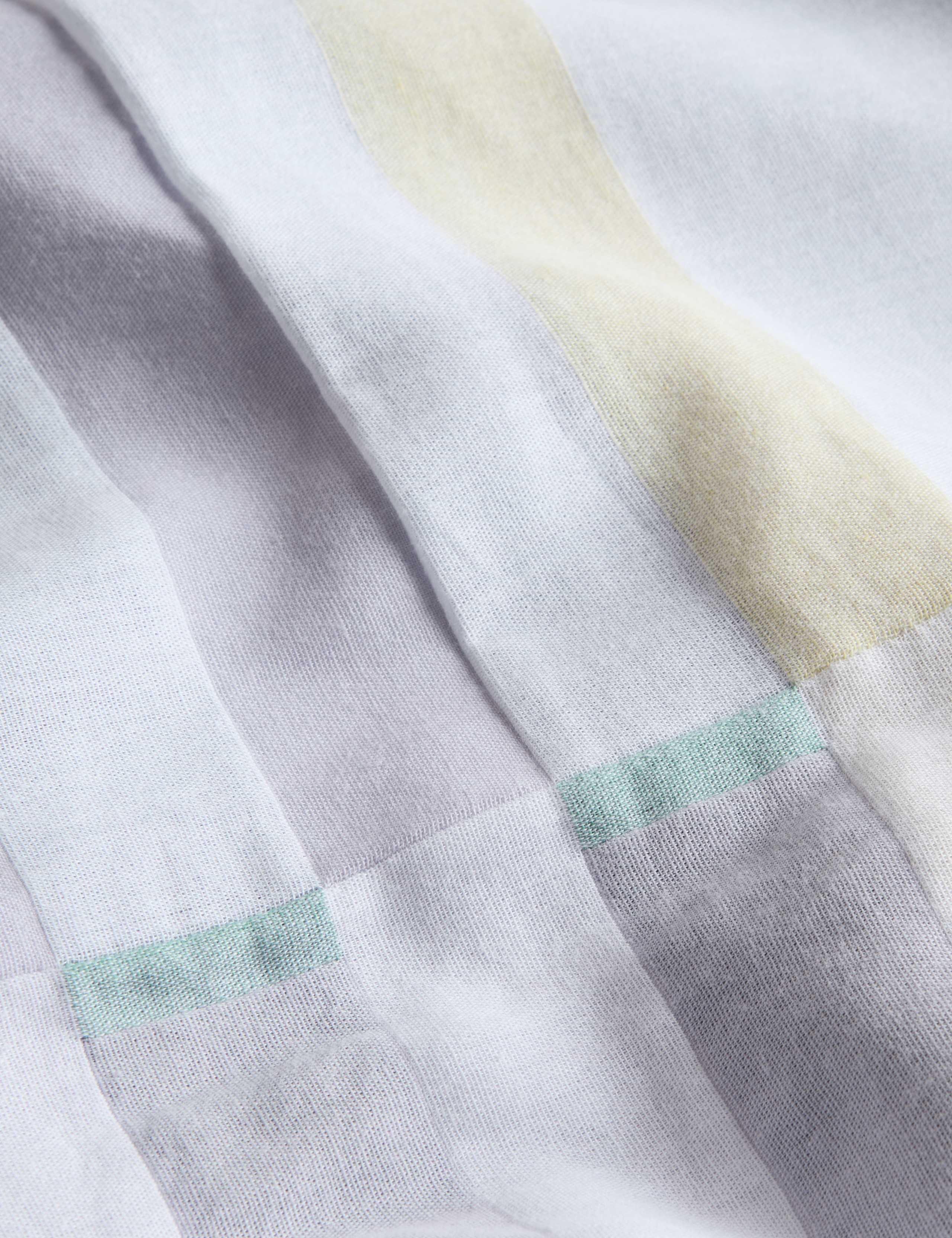 Pure Cotton Abstract Check Bedding Set 4 of 5