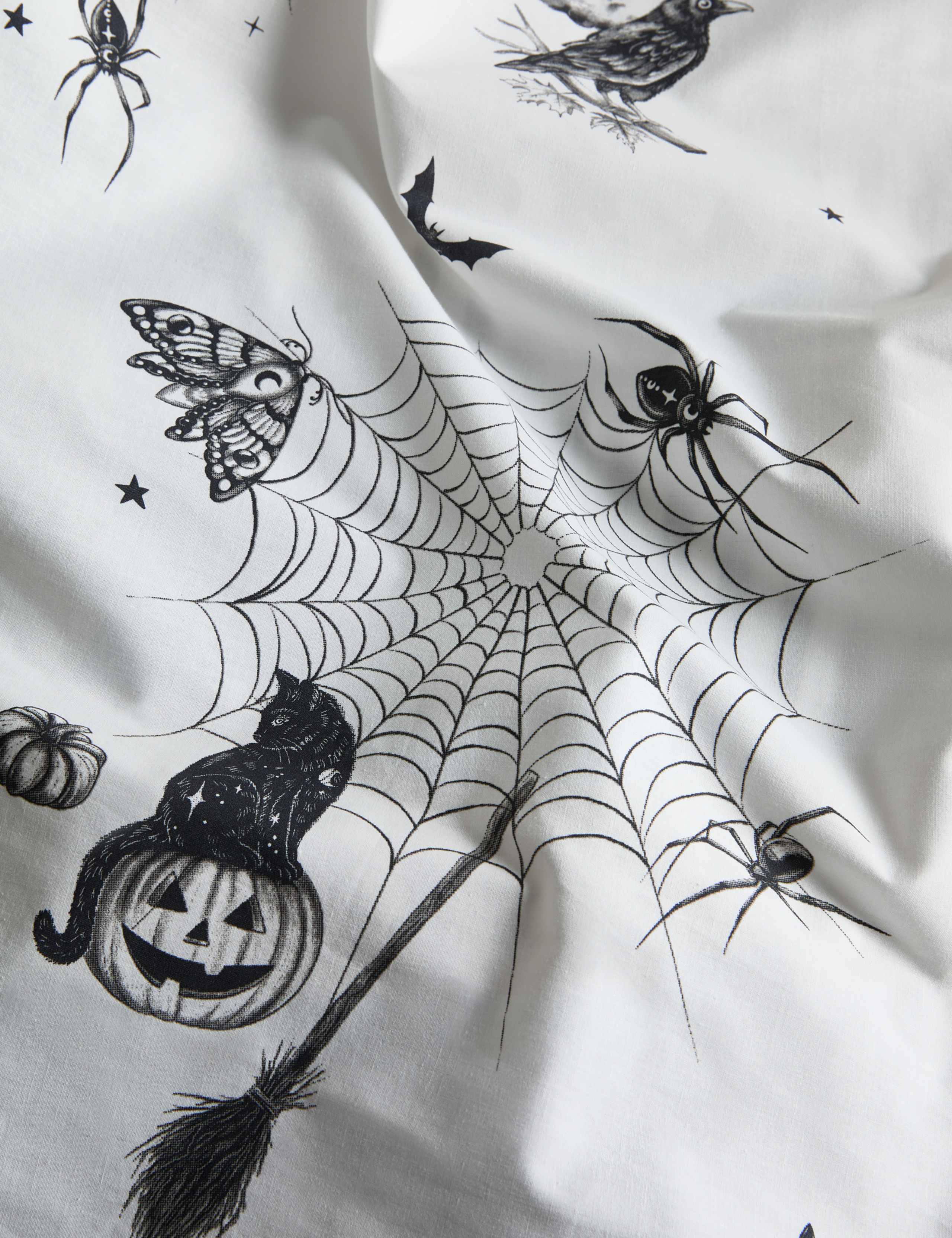 Cotton Rich Halloween Printed Bedding Set 4 of 6