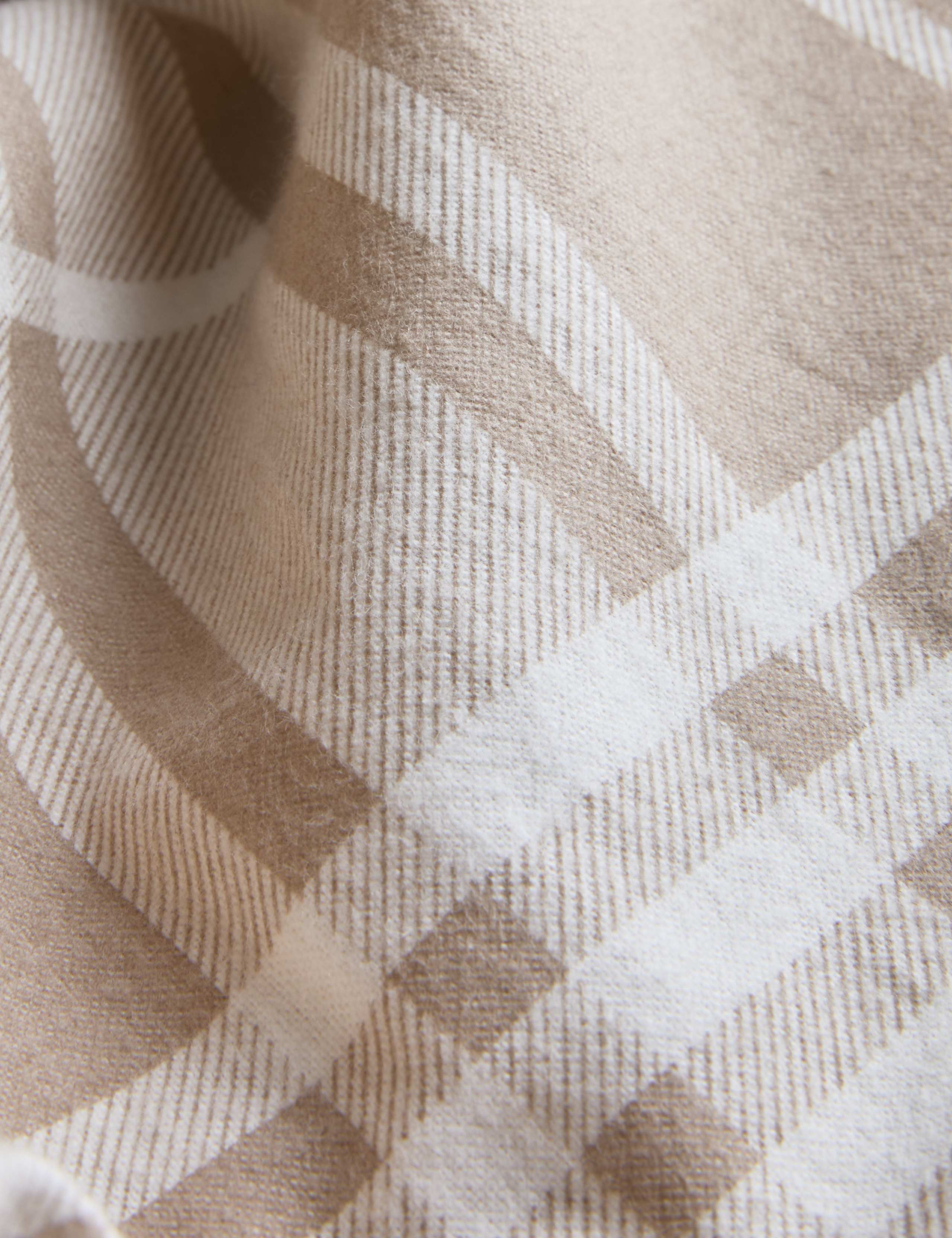 Brushed Cotton Checked Bedding Set 4 of 5