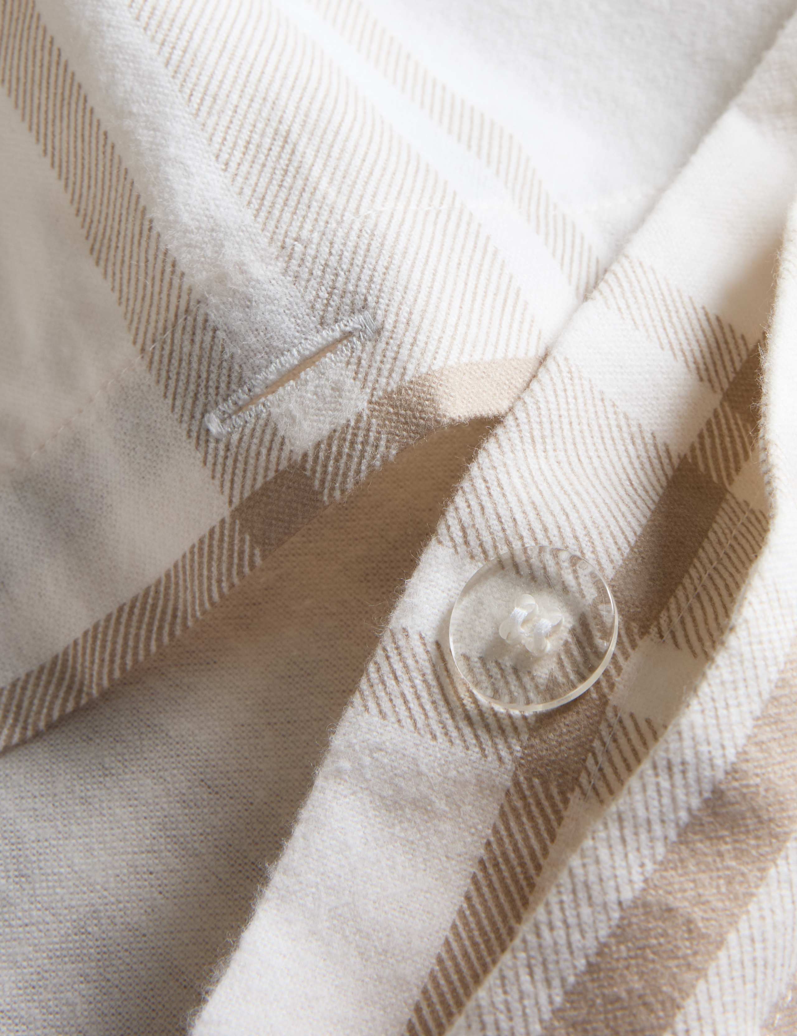 Brushed Cotton Checked Bedding Set 5 of 5