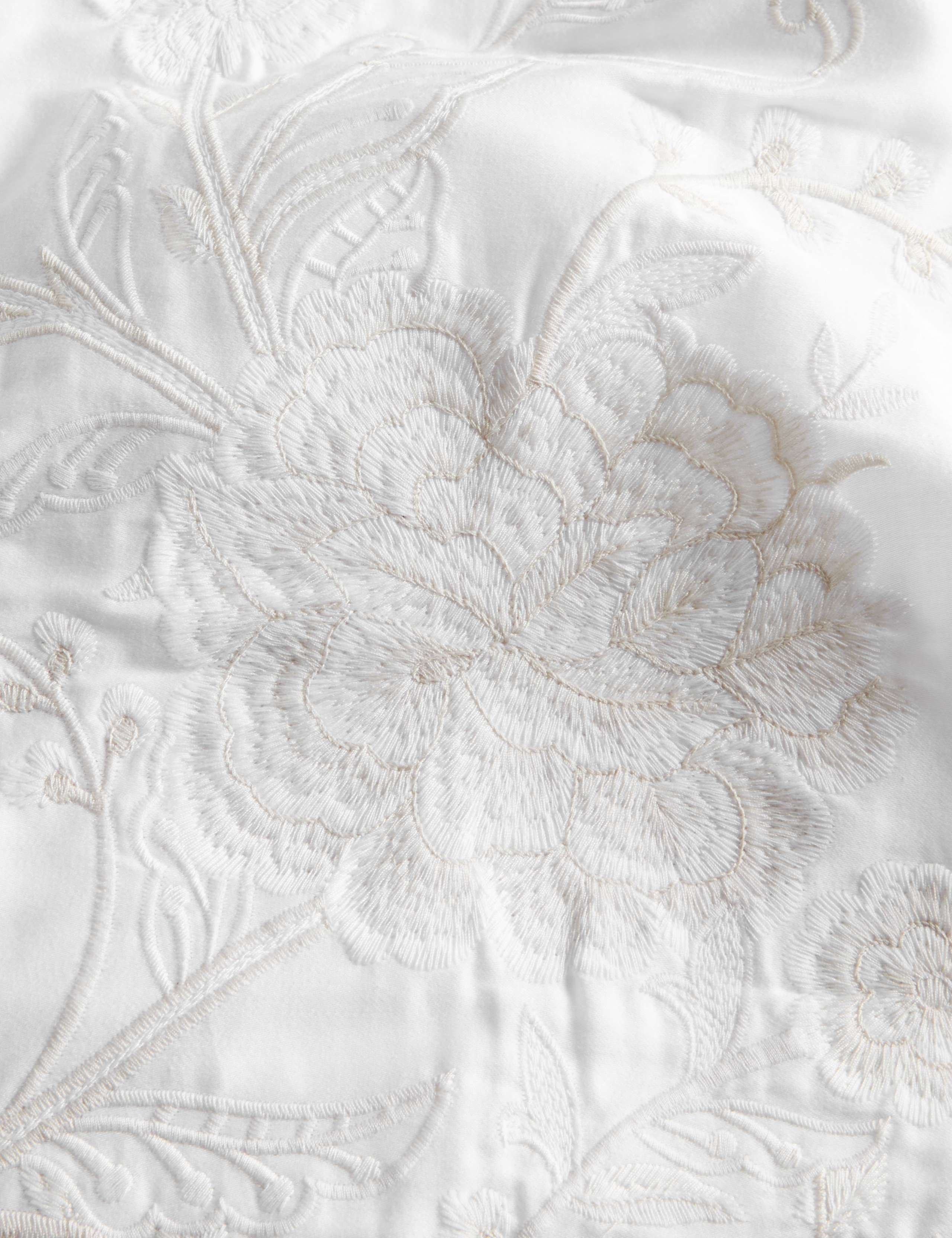 Pure Cotton Celandine Embroidered Bedding Set 4 of 6