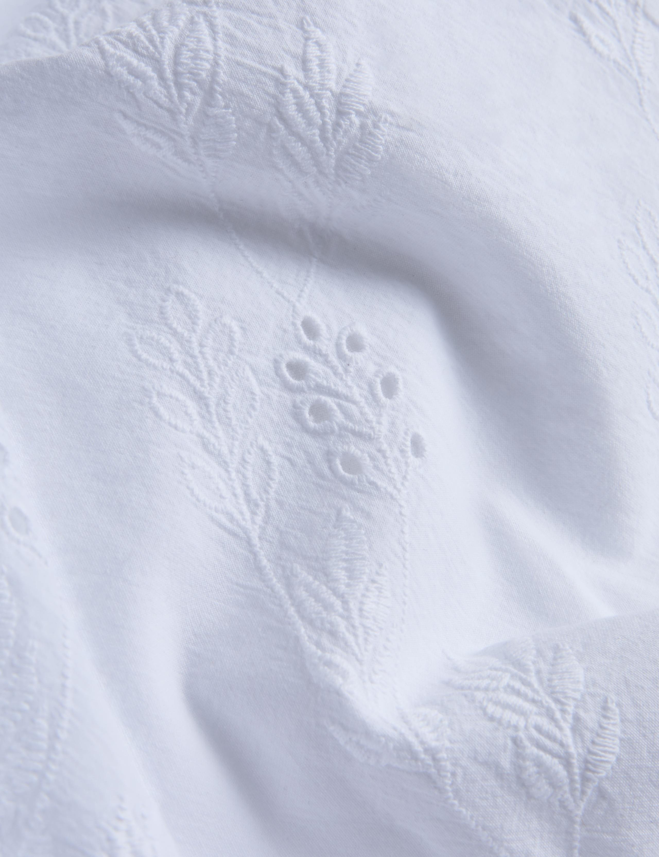 Pure Cotton Fleurine Embroidered Bedding Set 3 of 4