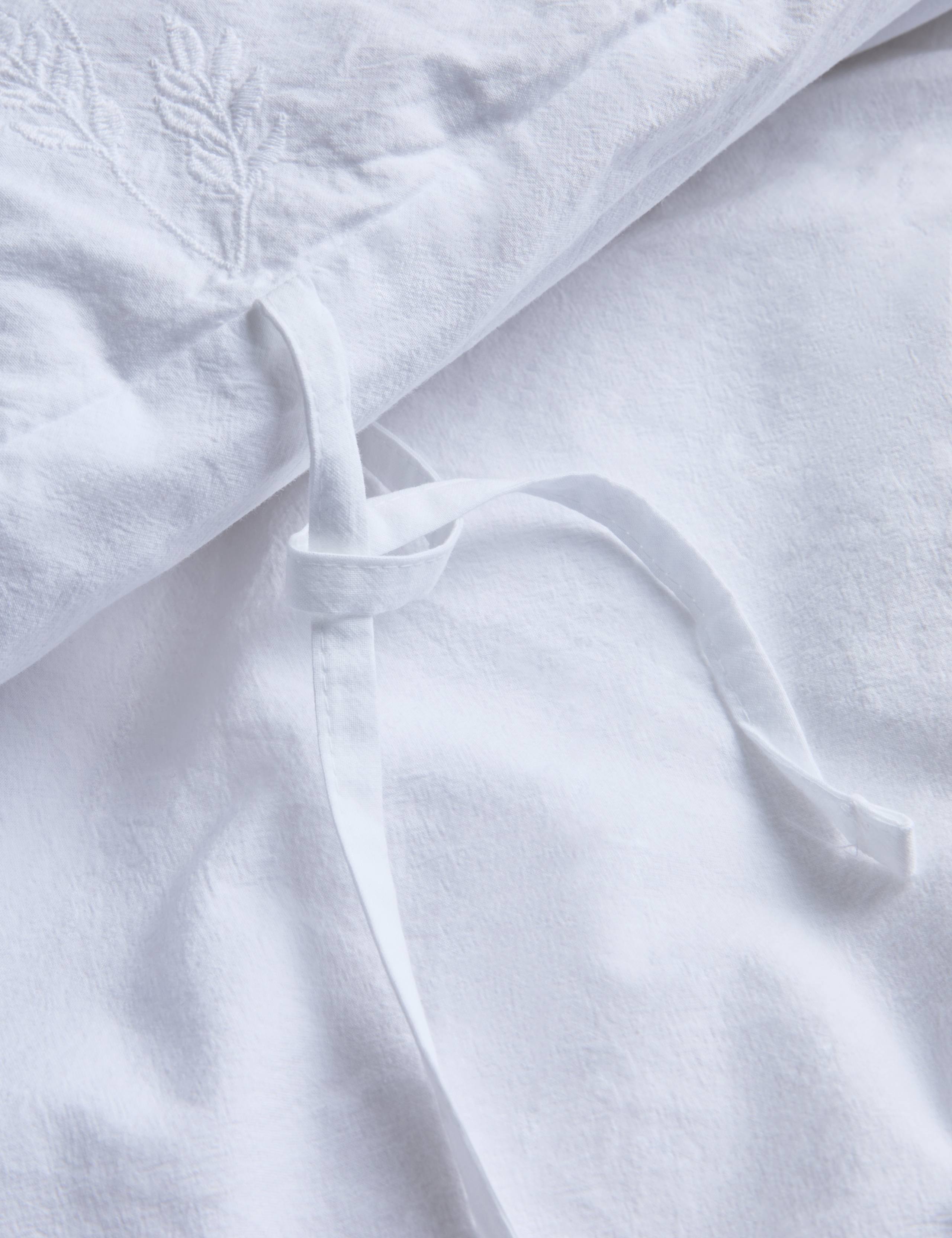 Pure Cotton Fleurine Embroidered Bedding Set 4 of 4
