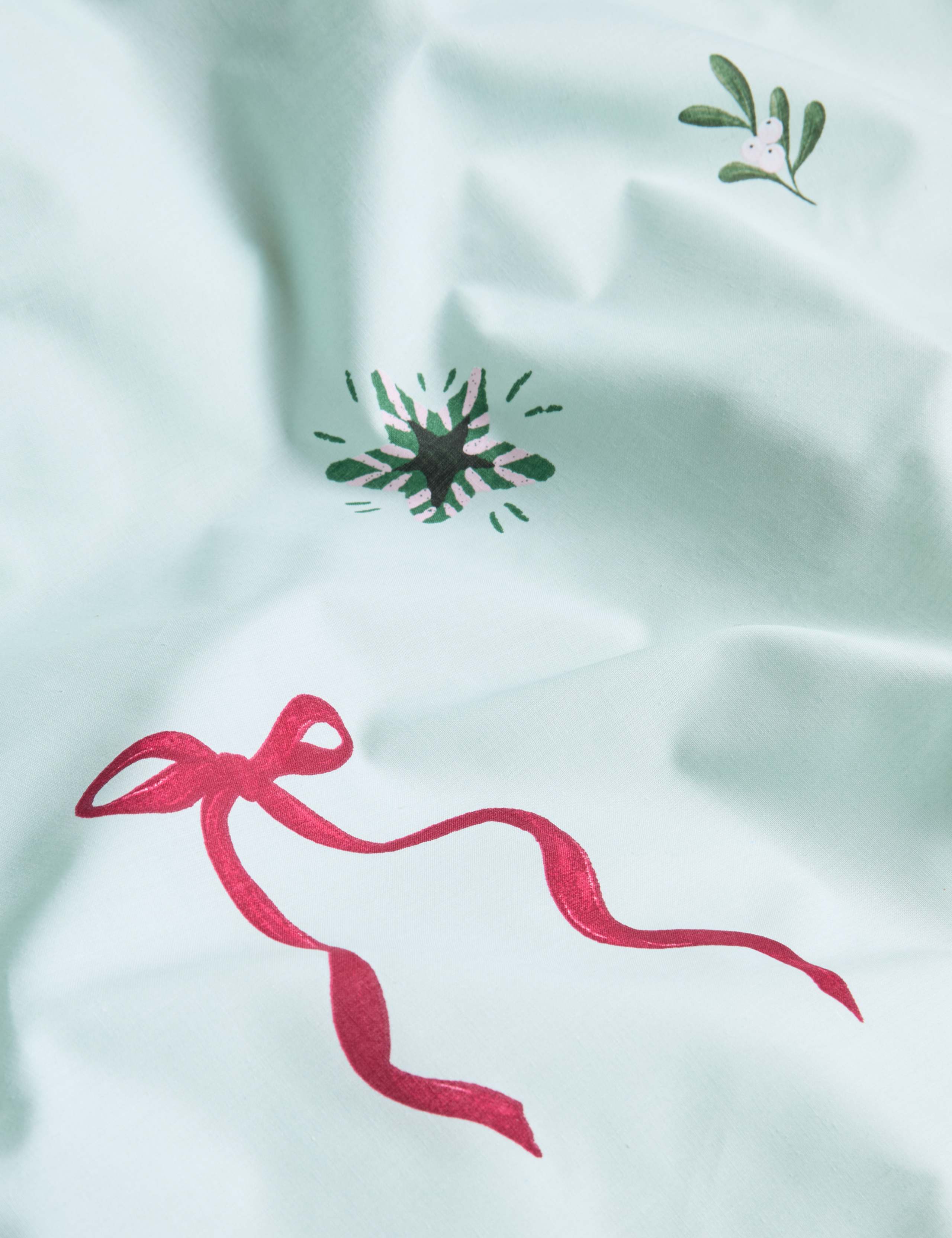 Cotton Blend Reversible Nutcracker Bedding Set 5 of 6