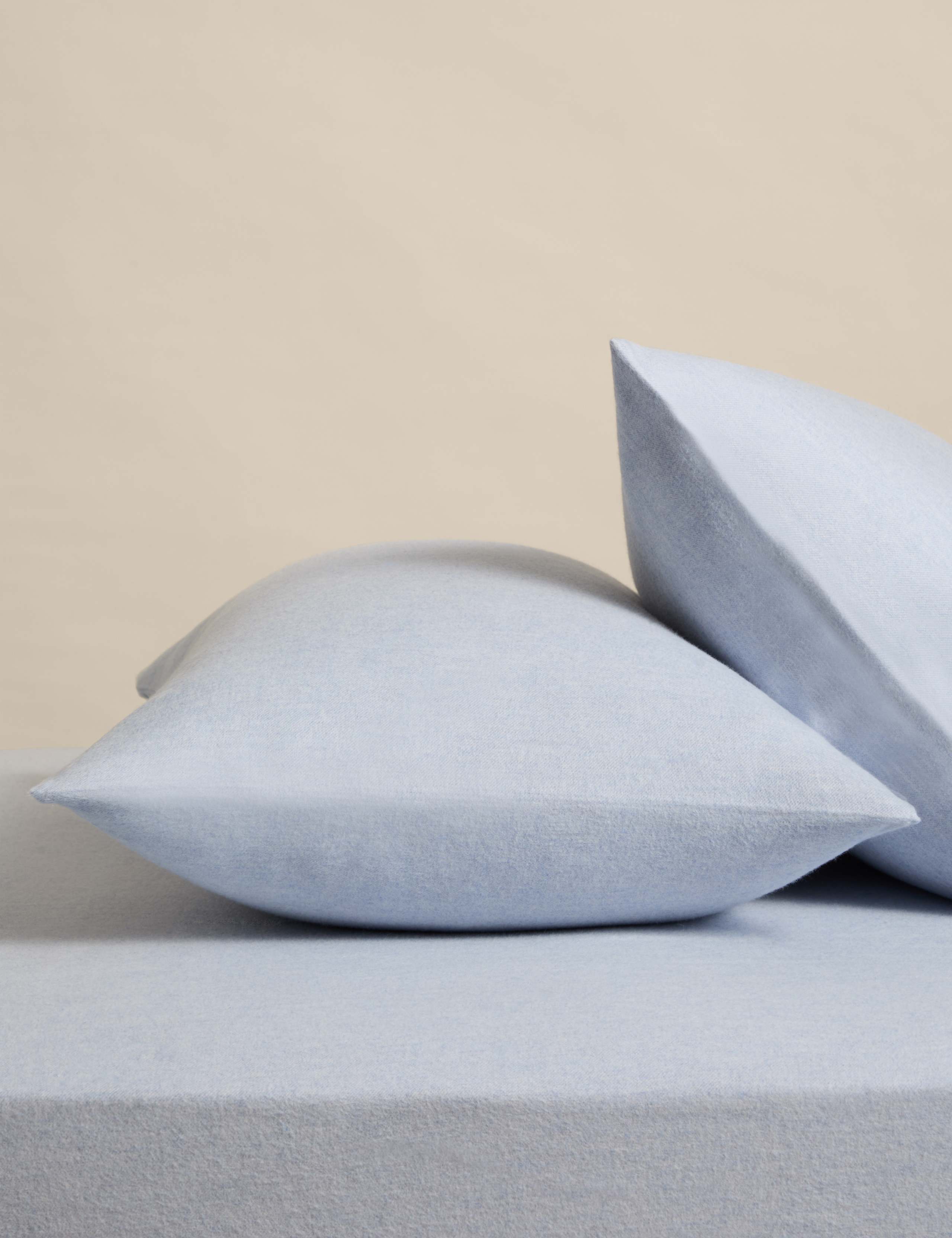 2 Pack Brushed Cotton Twill Pillowcases 1 of 4