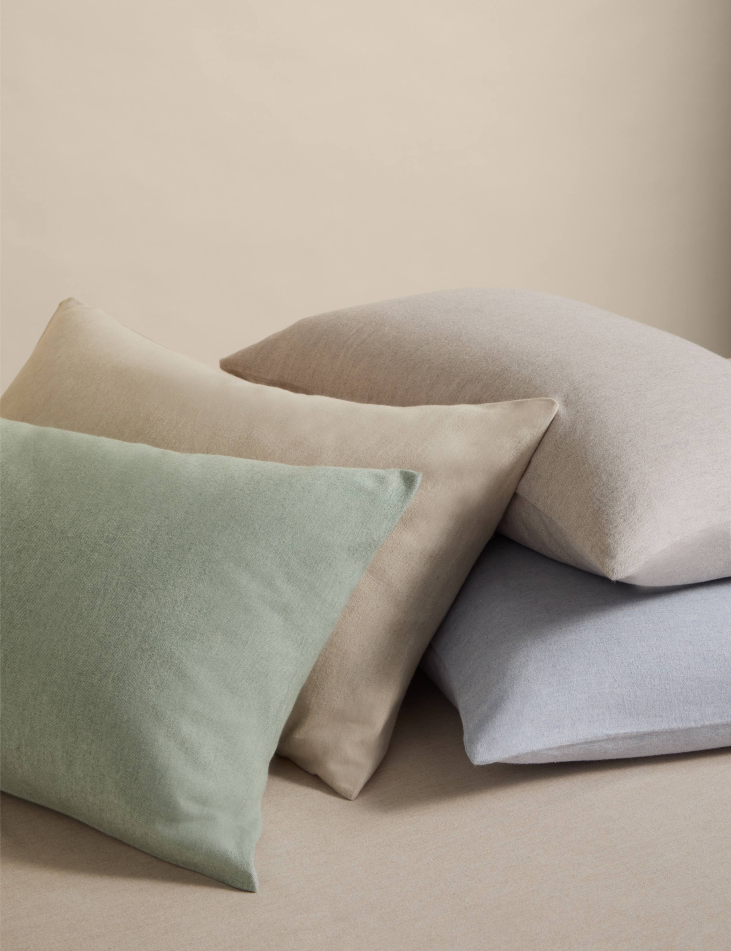 2 Pack Brushed Cotton Twill Pillowcases 4 of 4