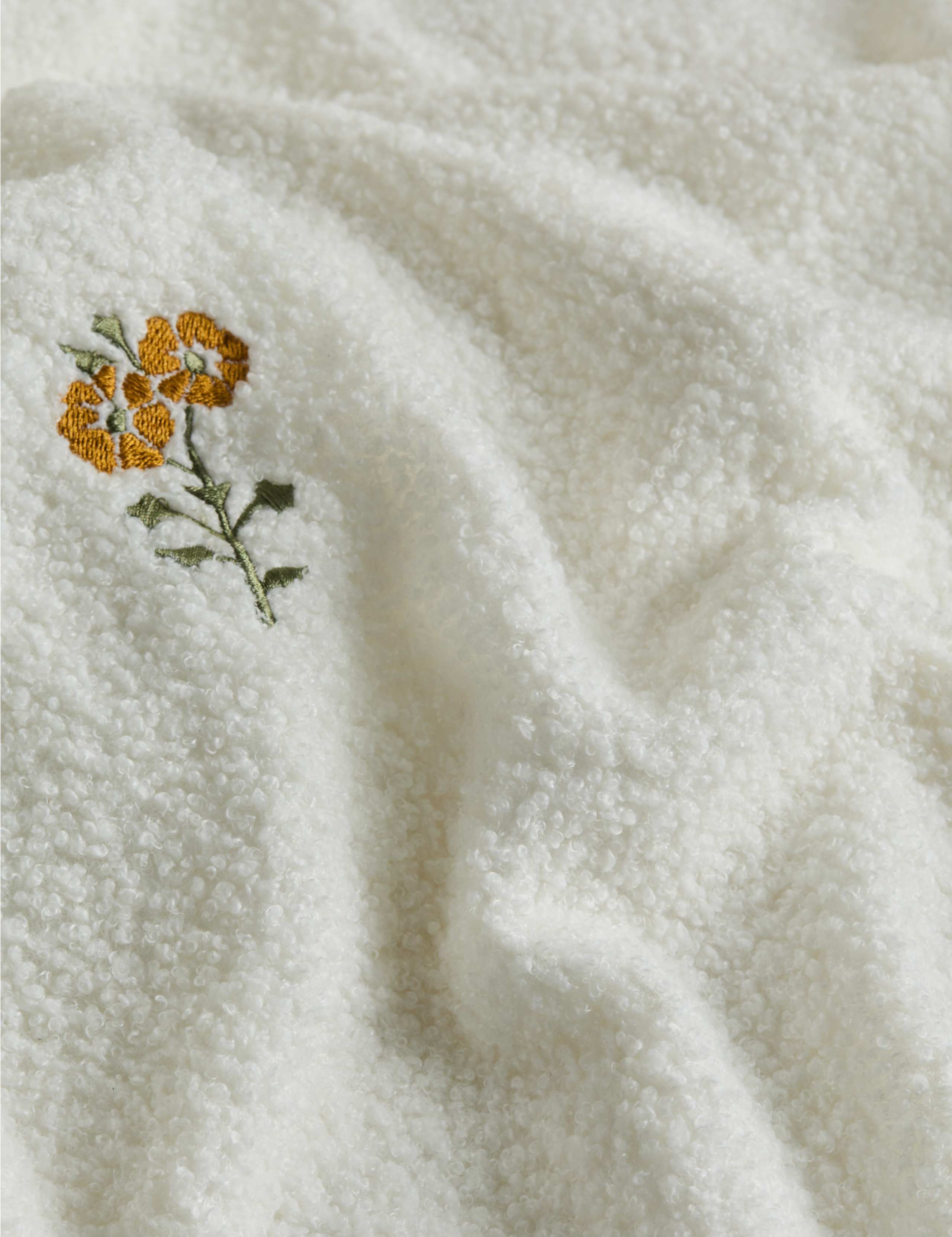 Fleece Embroidered Bedding Set 4 of 5