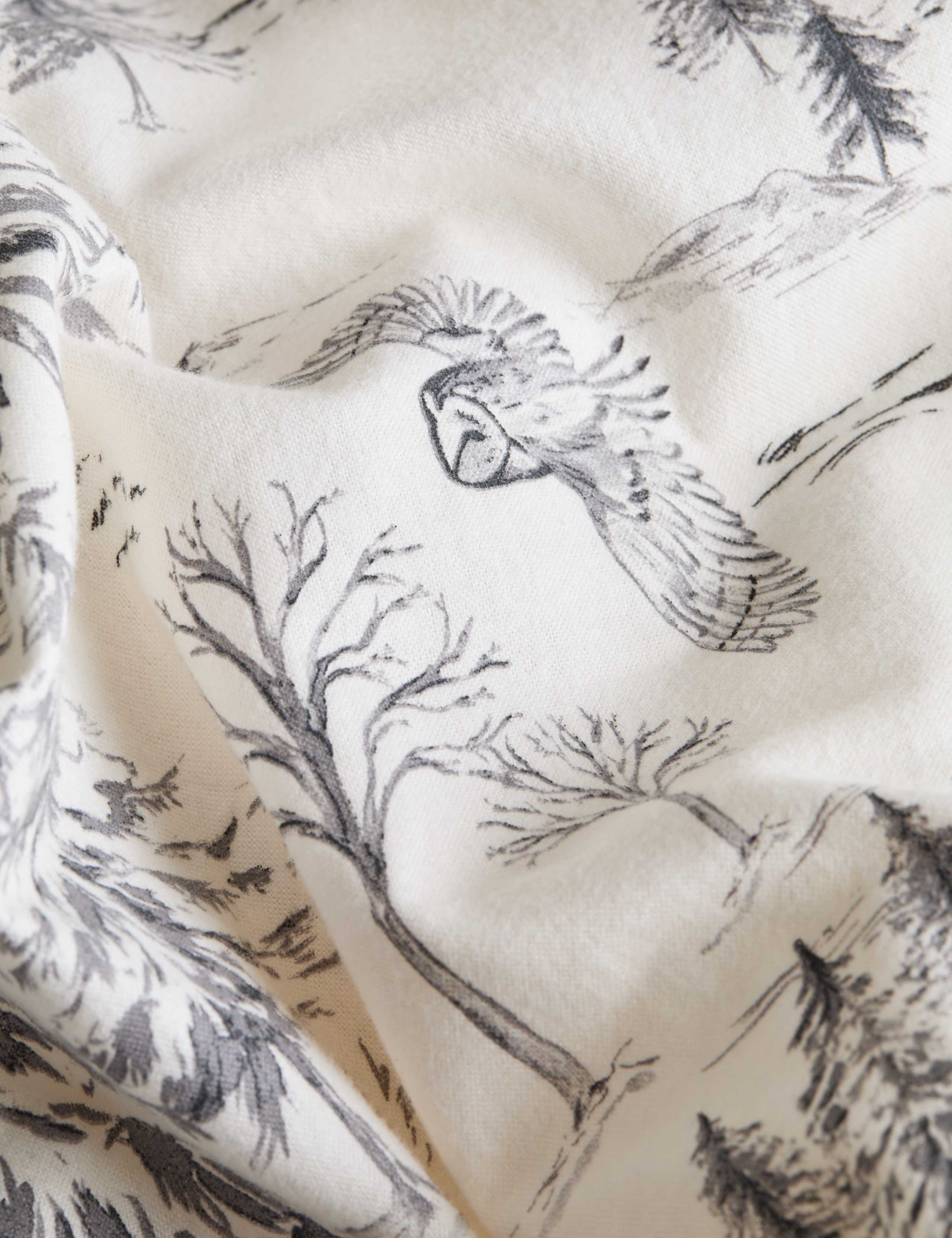 Pure Brushed Cotton Woodland Forest Bedding Set 4 of 5