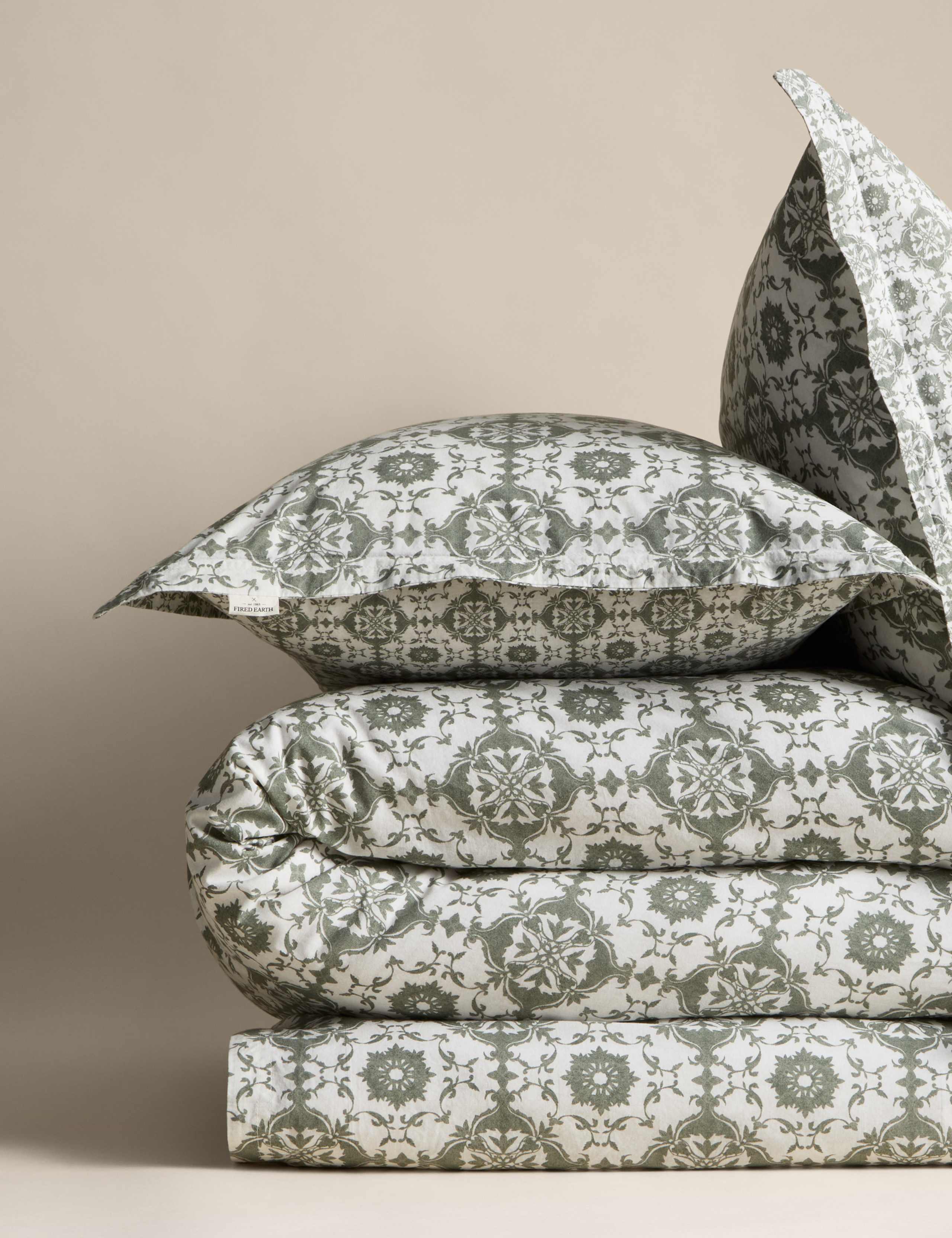 Washed Cotton Isabelle Printed Bedding Set 2 of 5
