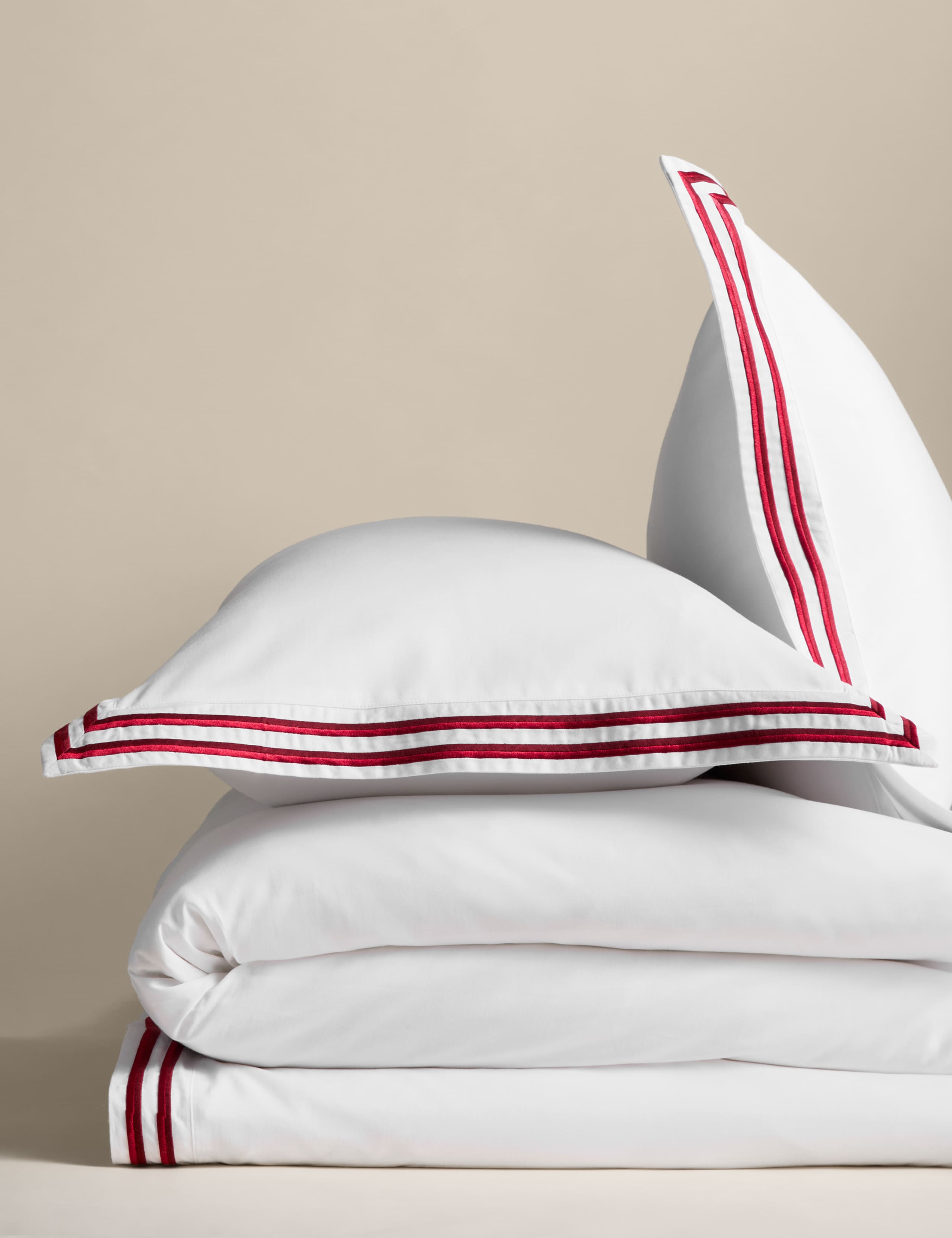 Pure Cotton Double Baratta Stitch Bedding Set 2 of 5