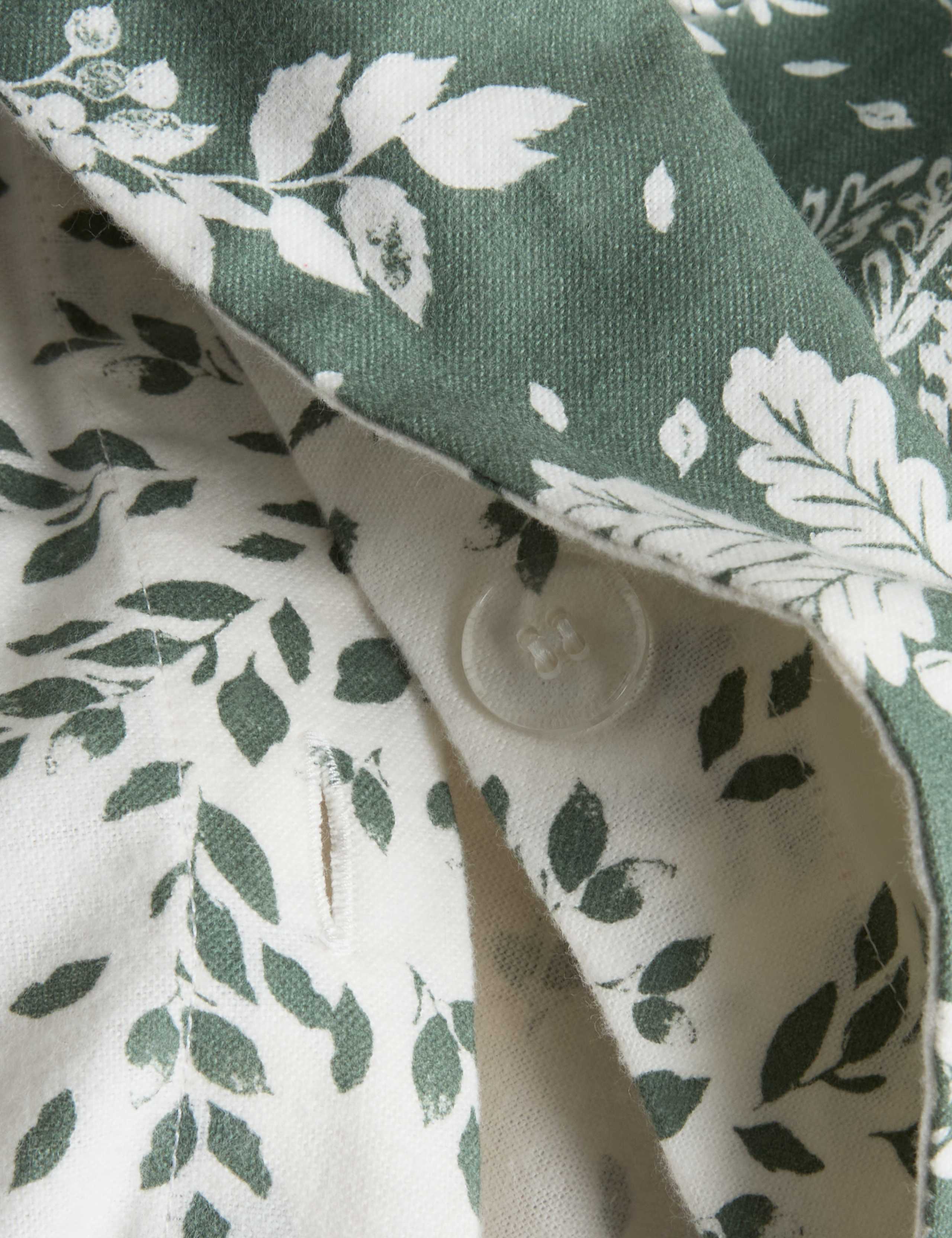 Brushed Cotton Fern Bedding Set 5 of 5