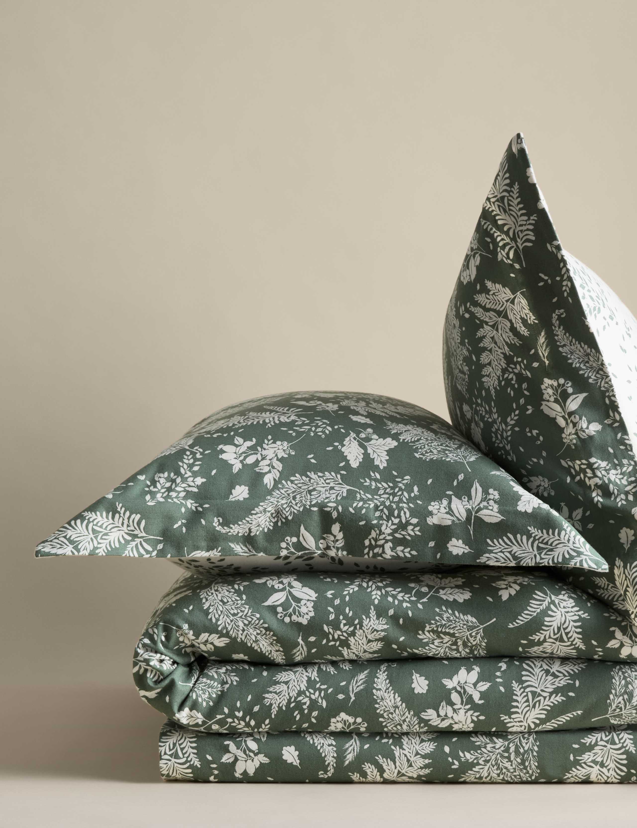 Brushed Cotton Fern Bedding Set 2 of 5
