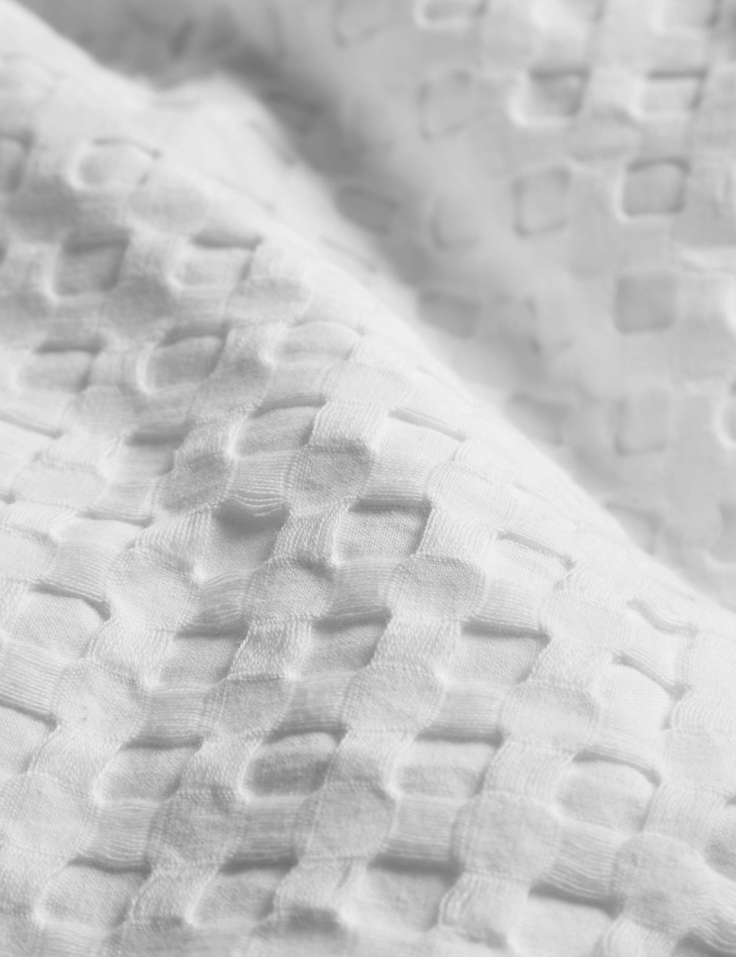 Pure Cotton Large Waffle Bedding Set 4 of 5