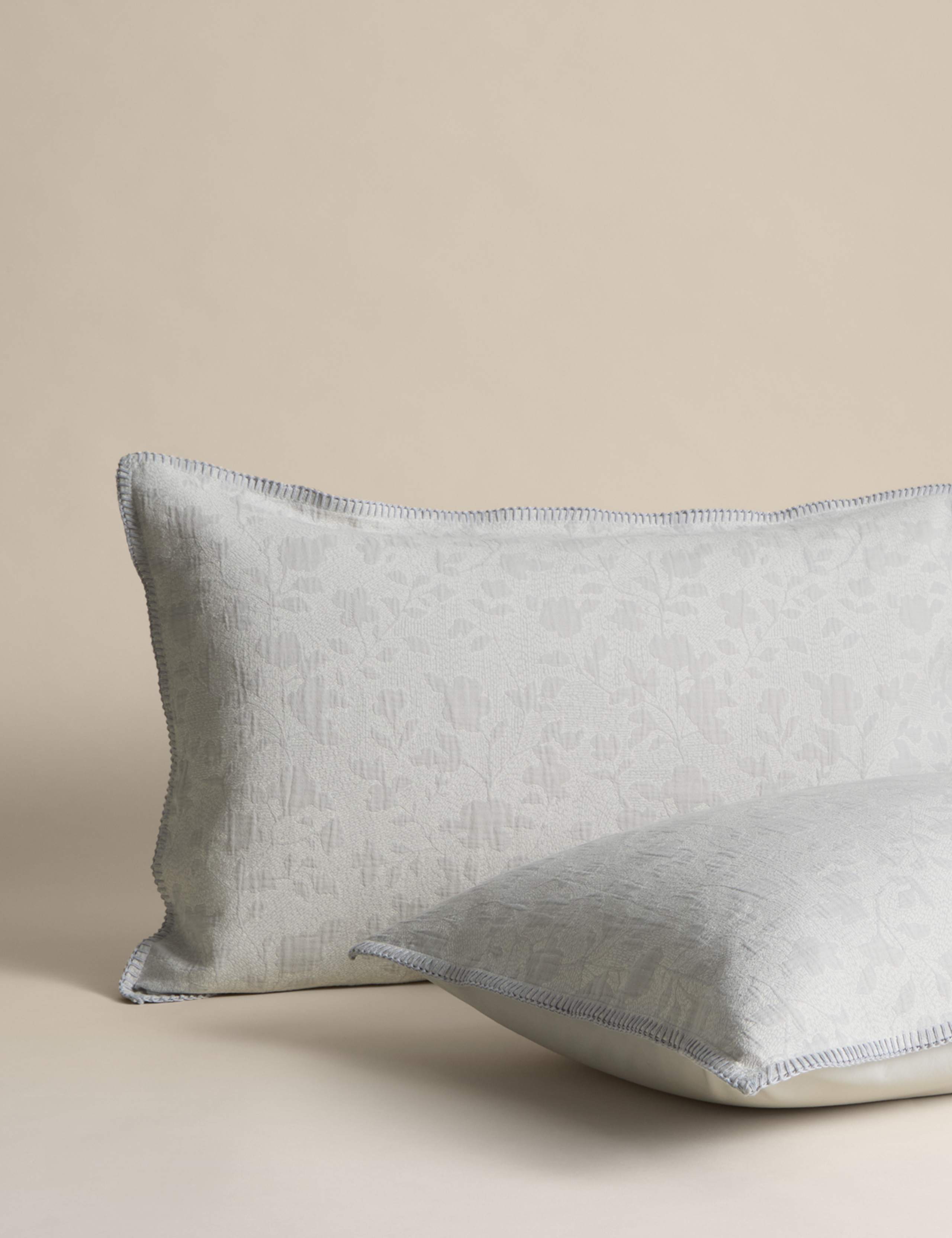 Pure Cotton Woodblock Floral Jacquard Bedding Set 3 of 5