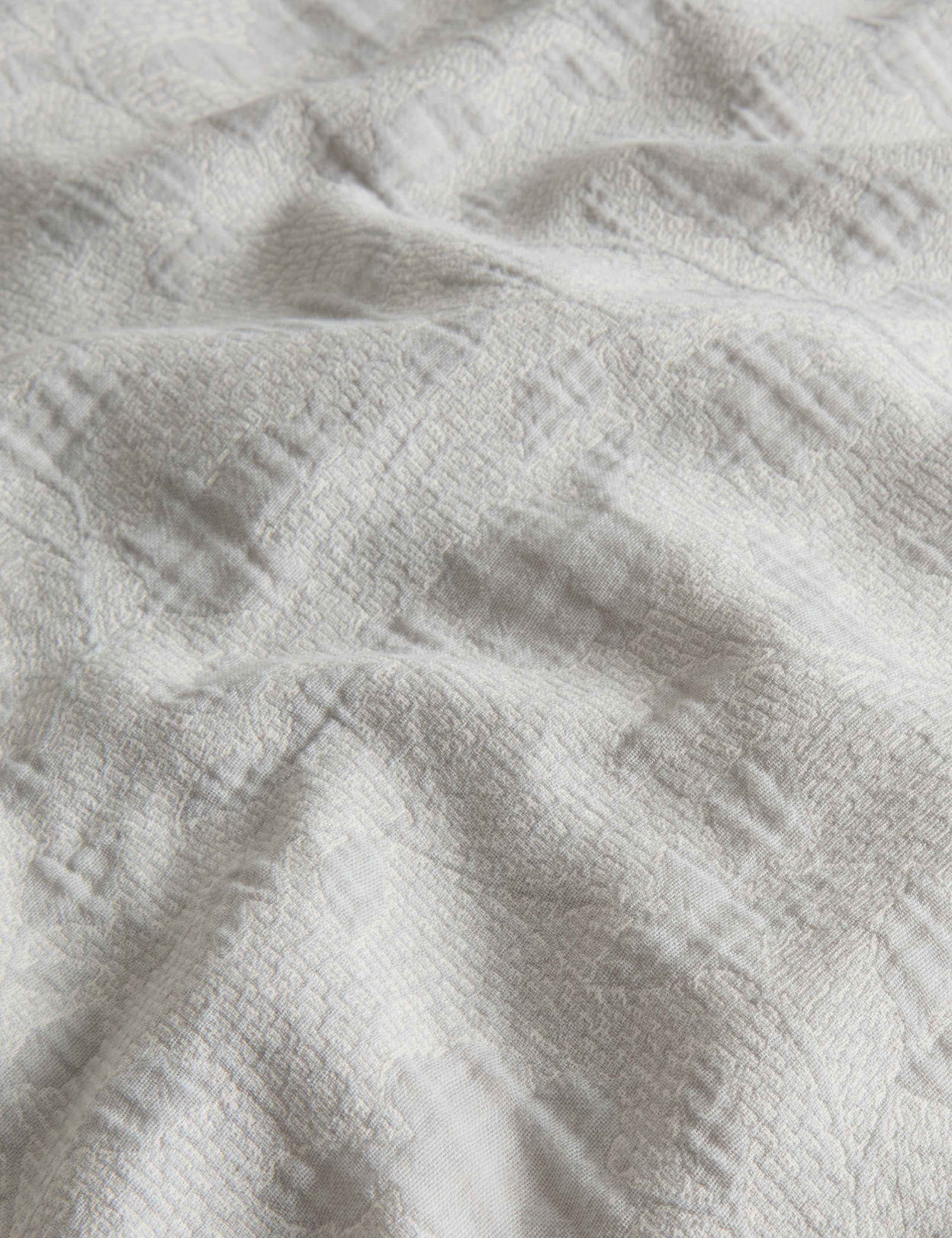 Pure Cotton Woodblock Floral Jacquard Bedding Set 4 of 5