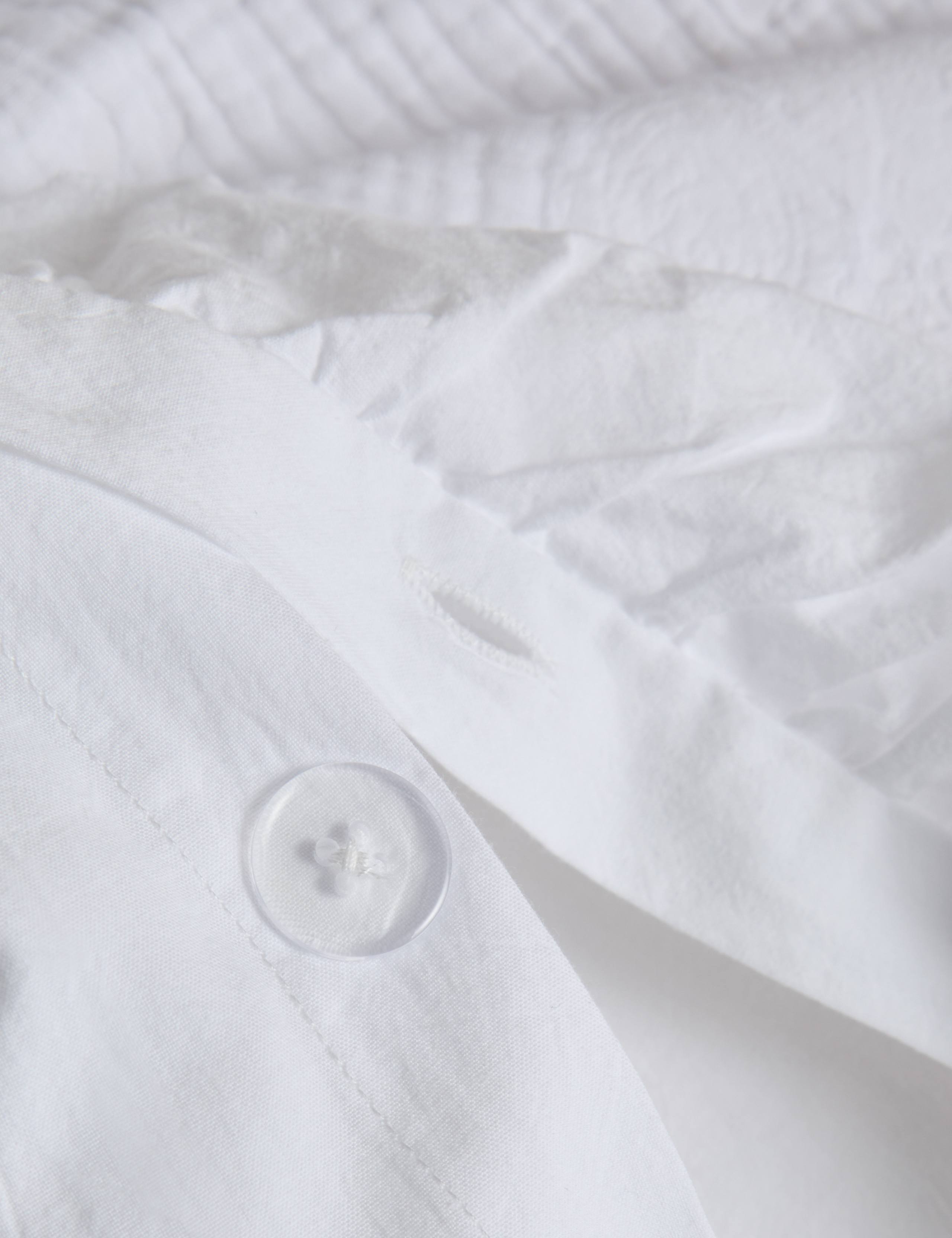 Pure Cotton Floral Jacquard Ruffle Bedding Set 5 of 6