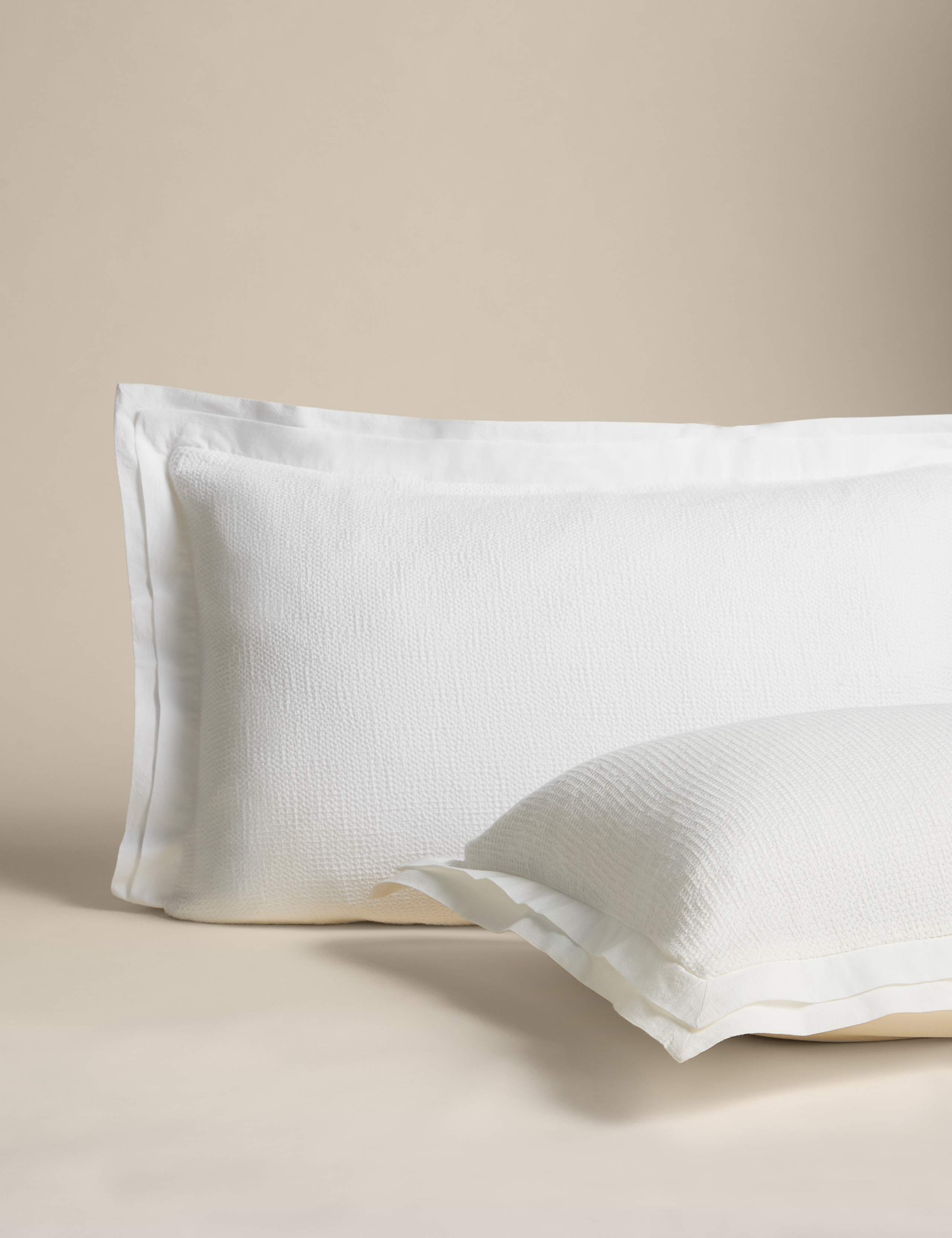 Cotton Rich Mini Waffle Bedding Set 3 of 5