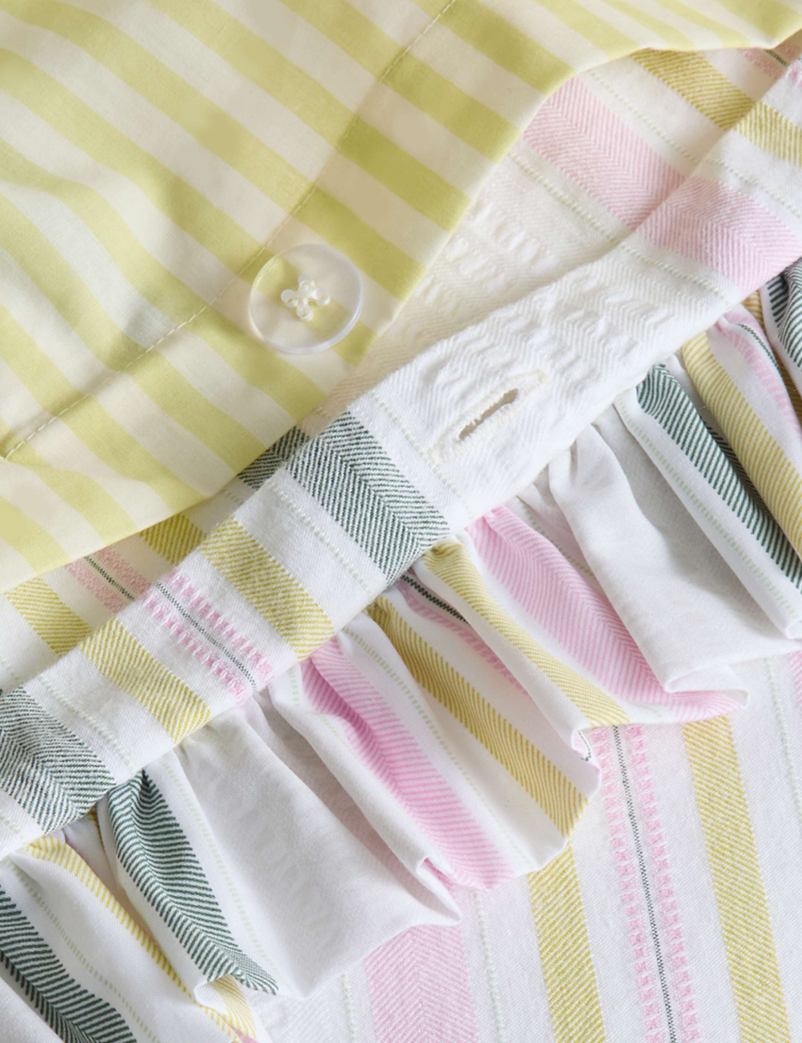 Pure Cotton Contrast Stripe Bedding Set 5 of 5