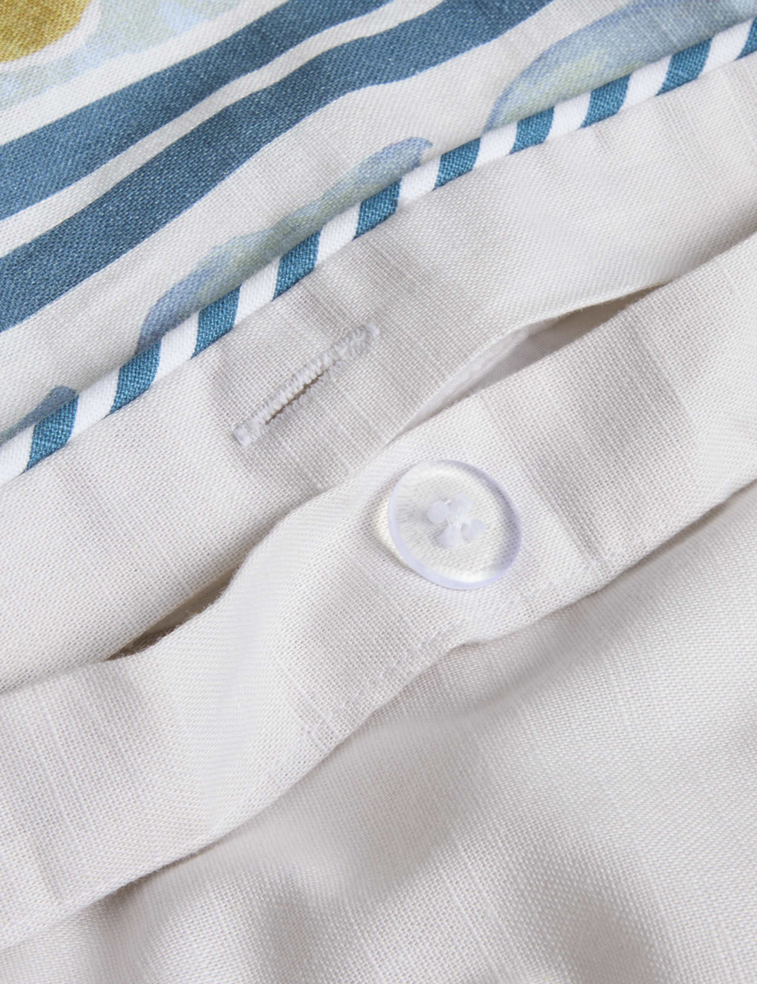 Pure Cotton Coastal Suzani Bedding Set 5 of 5