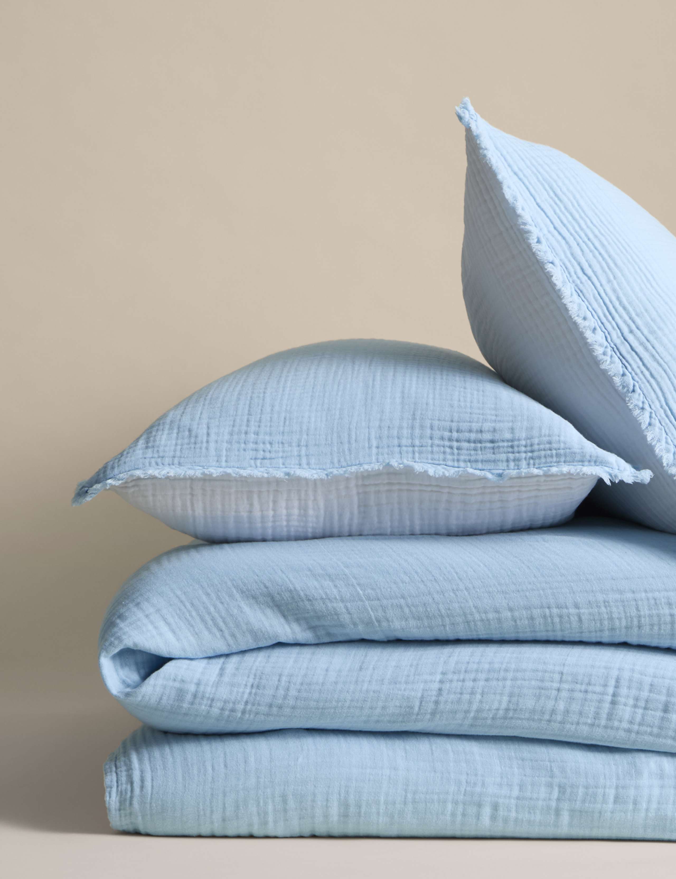 Pure Cotton Muslin Reversible Bedding Set 2 of 5