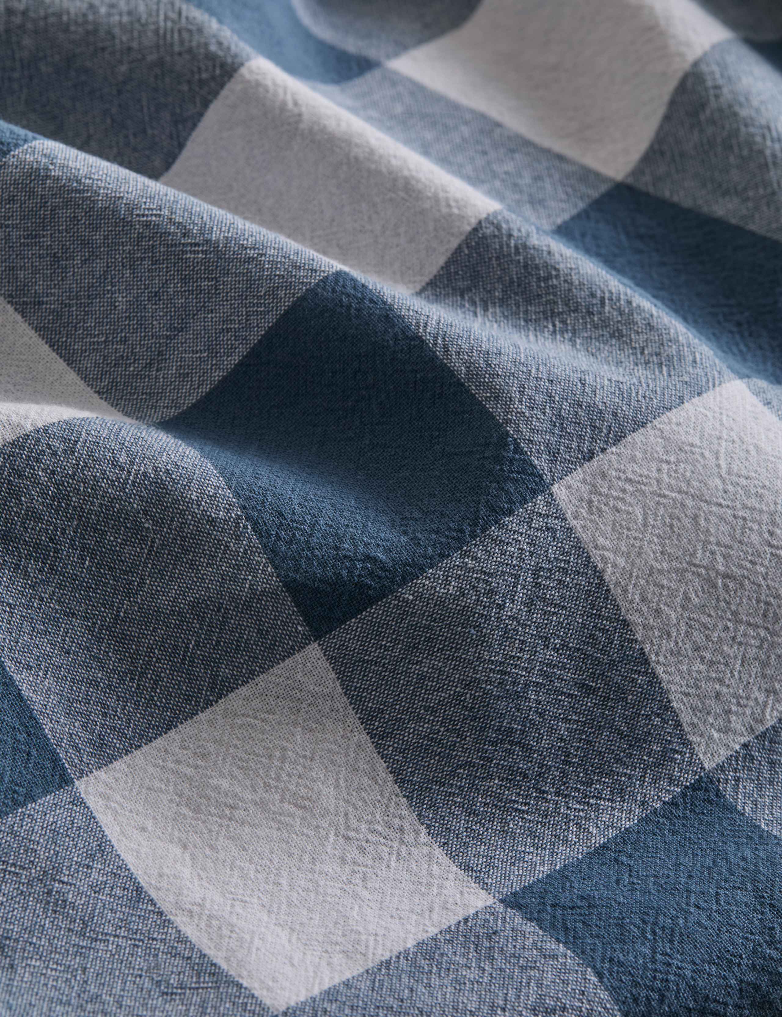 Pure Cotton Striped Gingham Bedding Set 5 of 5