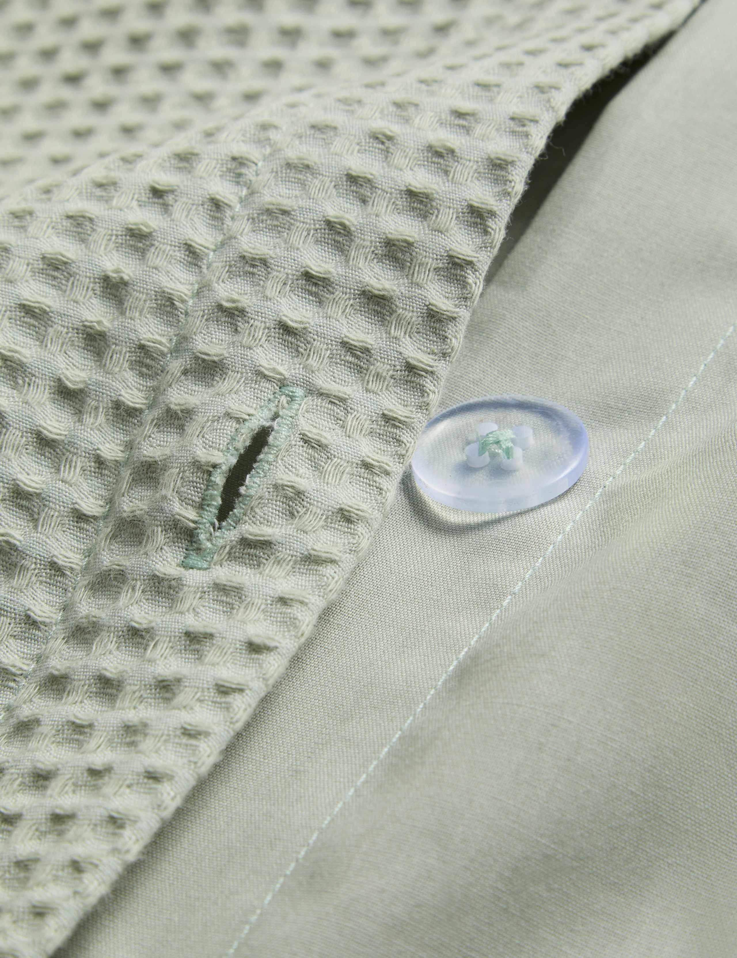 Washed Cotton Waffle Bedding Set 5 of 5