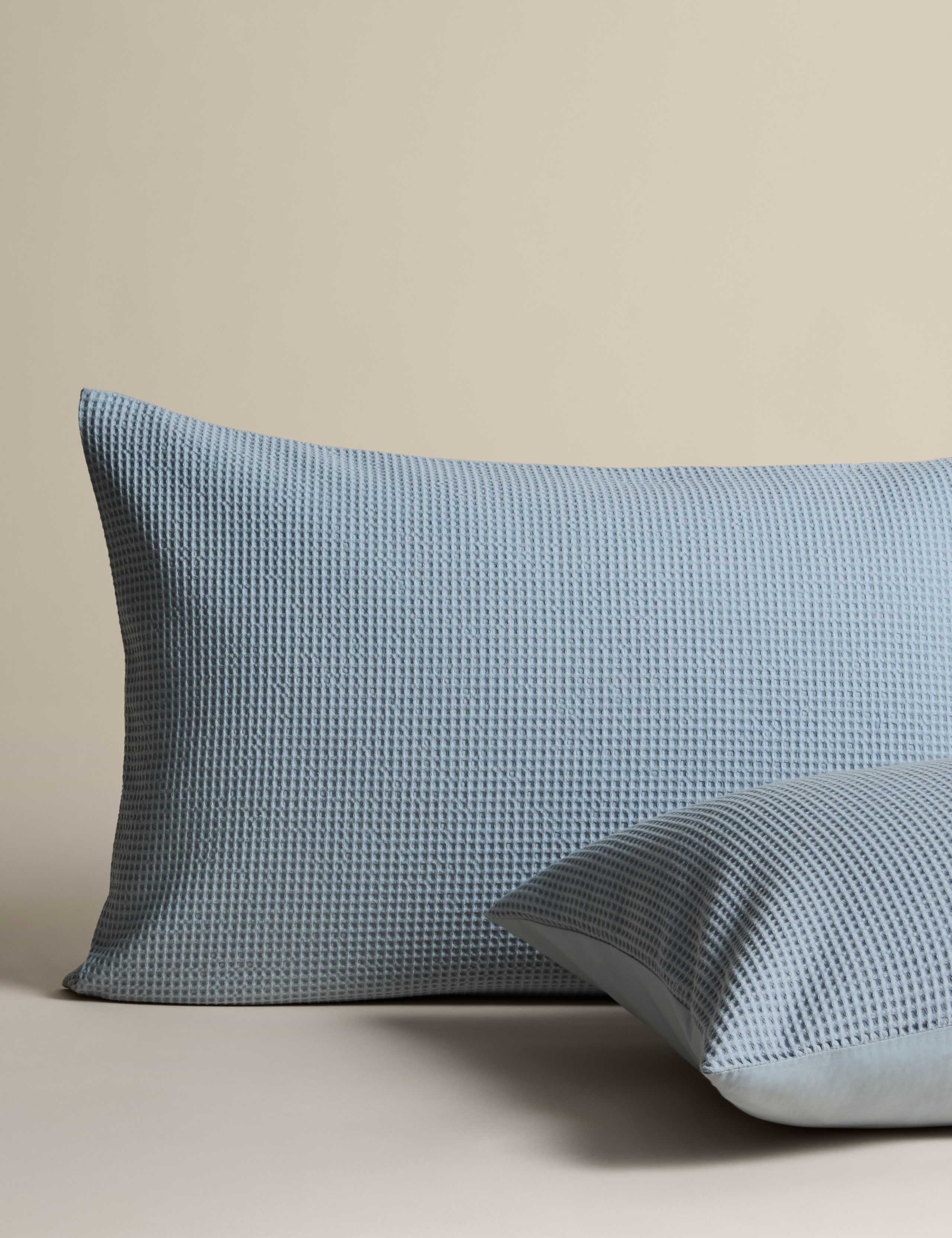 Washed Cotton Waffle Bedding Set 2 of 4