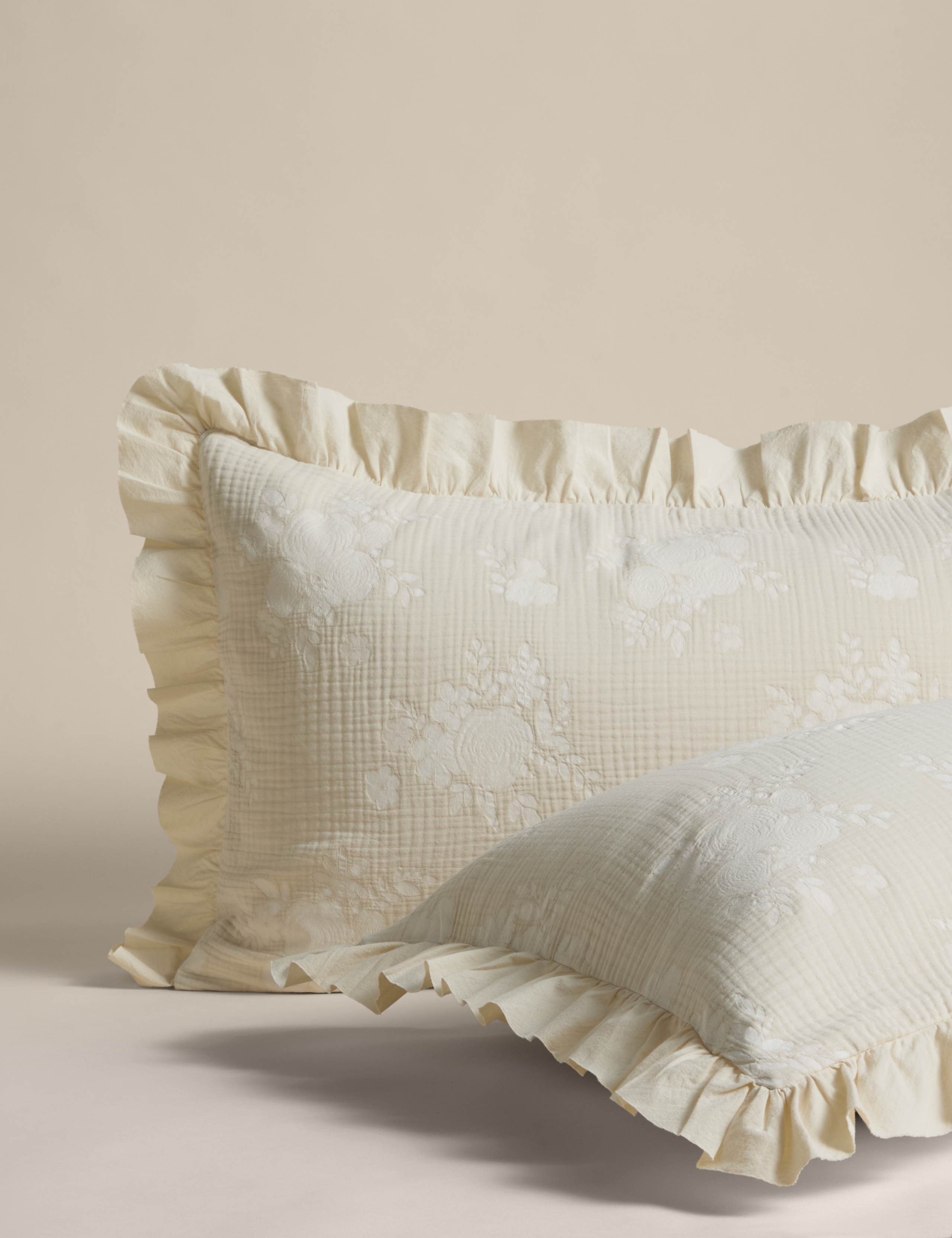 Pure Cotton Floral Jacquard Bedding Set 3 of 4