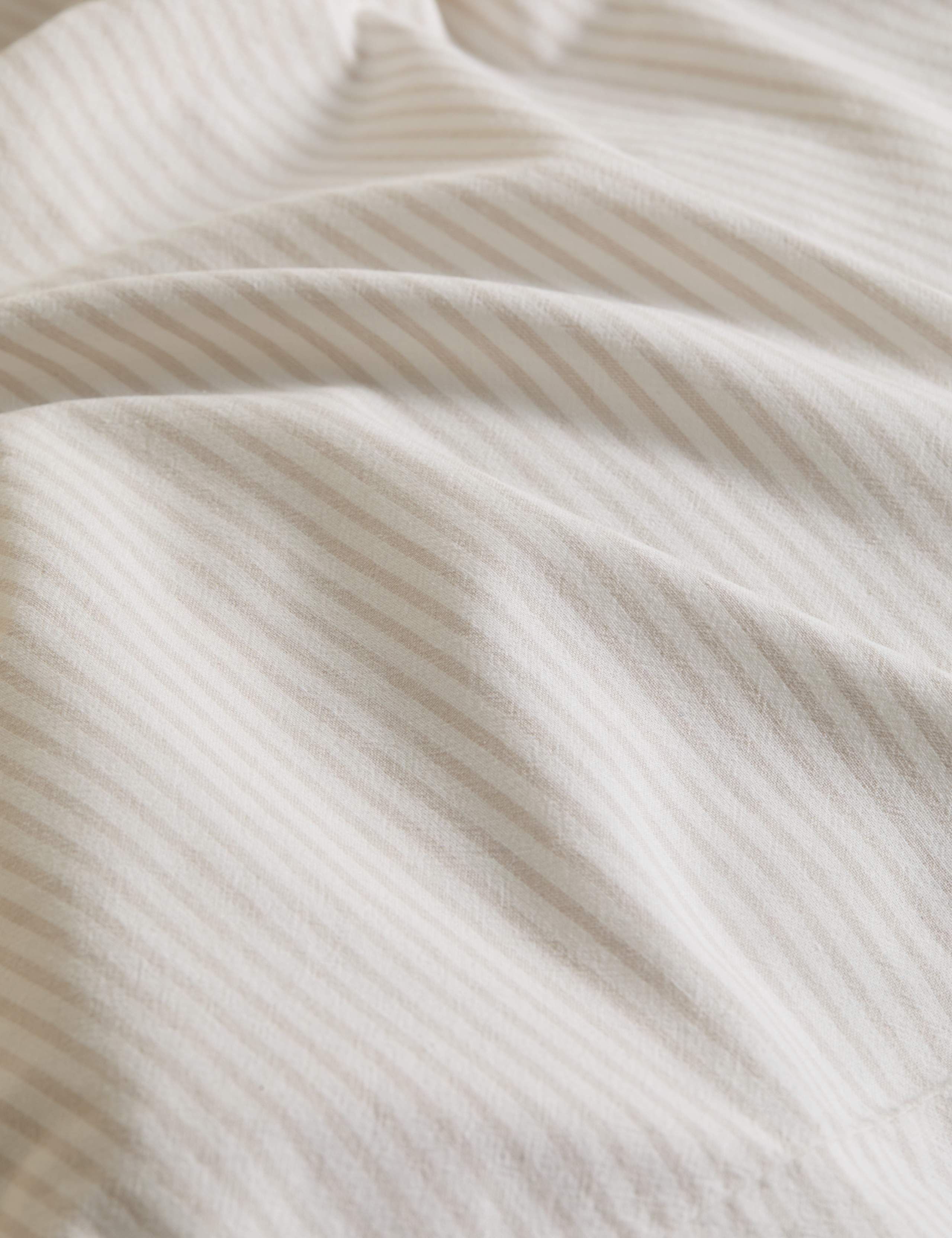Pure Cotton Striped Tie Bedding Set 5 of 5