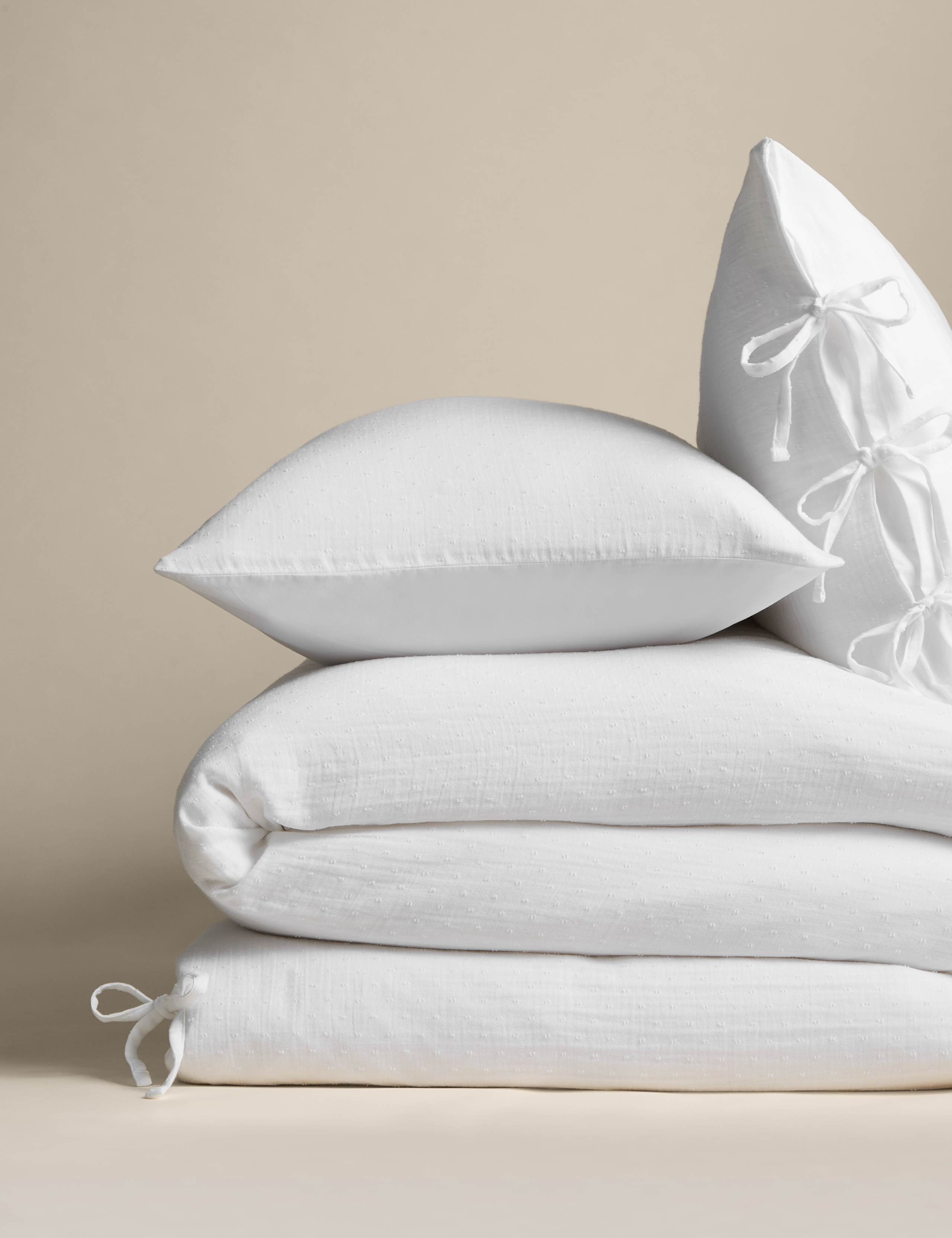 Pure Cotton Muslin Dobby Bedding Set 2 of 5