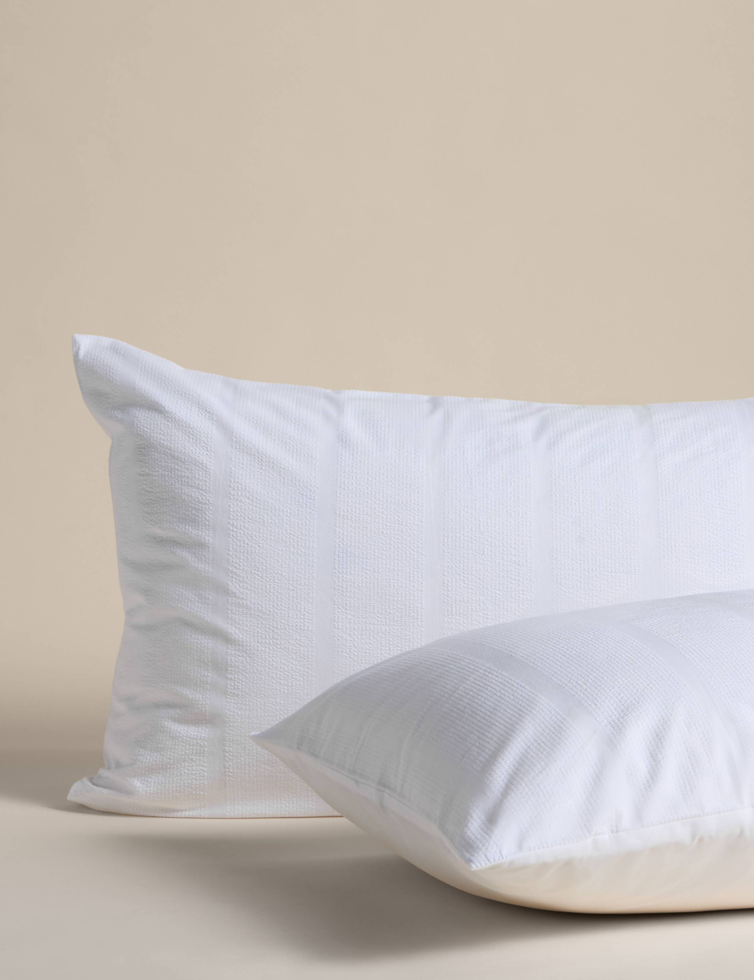 Pure Cotton Striped Seersucker Bedding Set 3 of 5