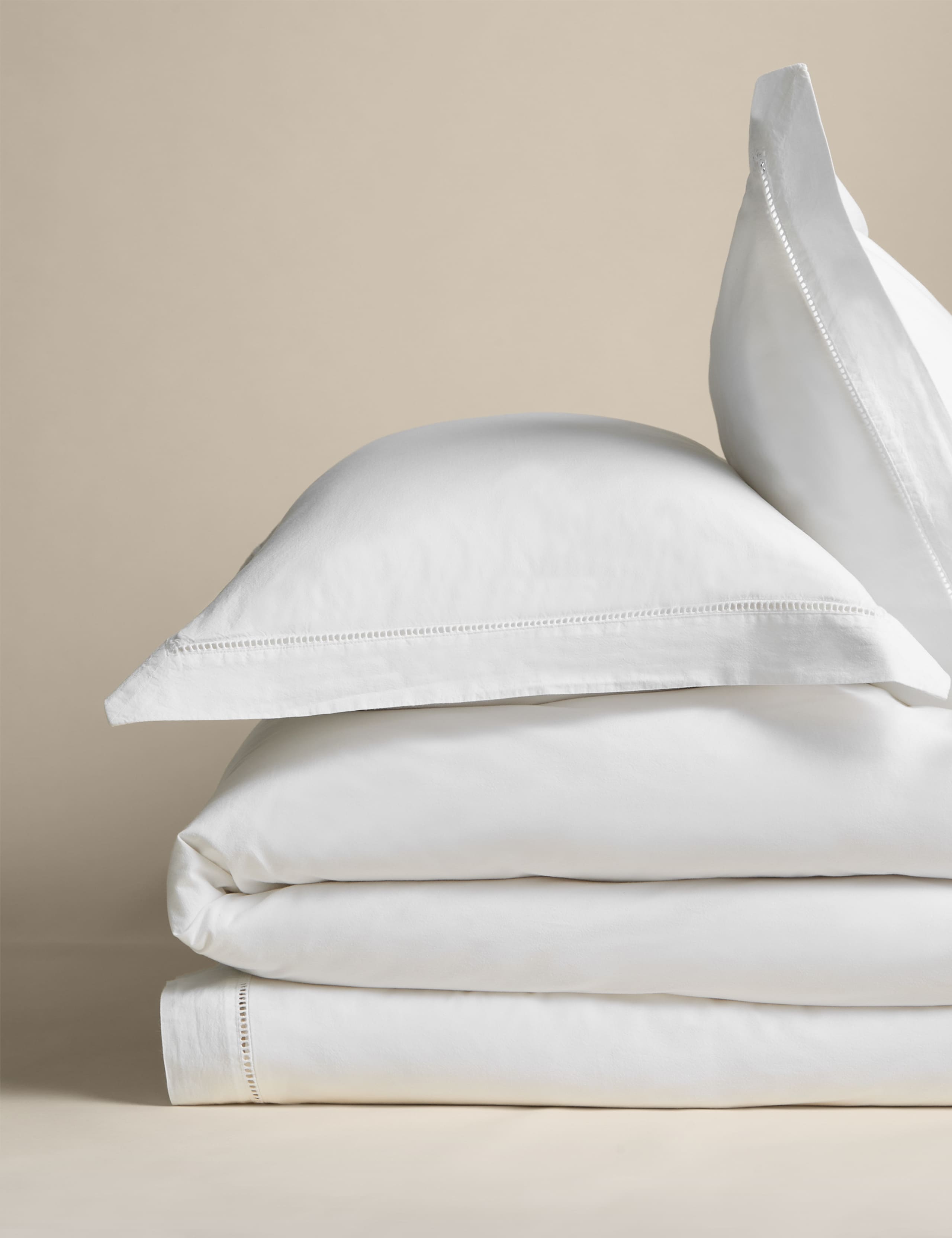 Pure Cotton Ladder Stich Bedding Set 2 of 5