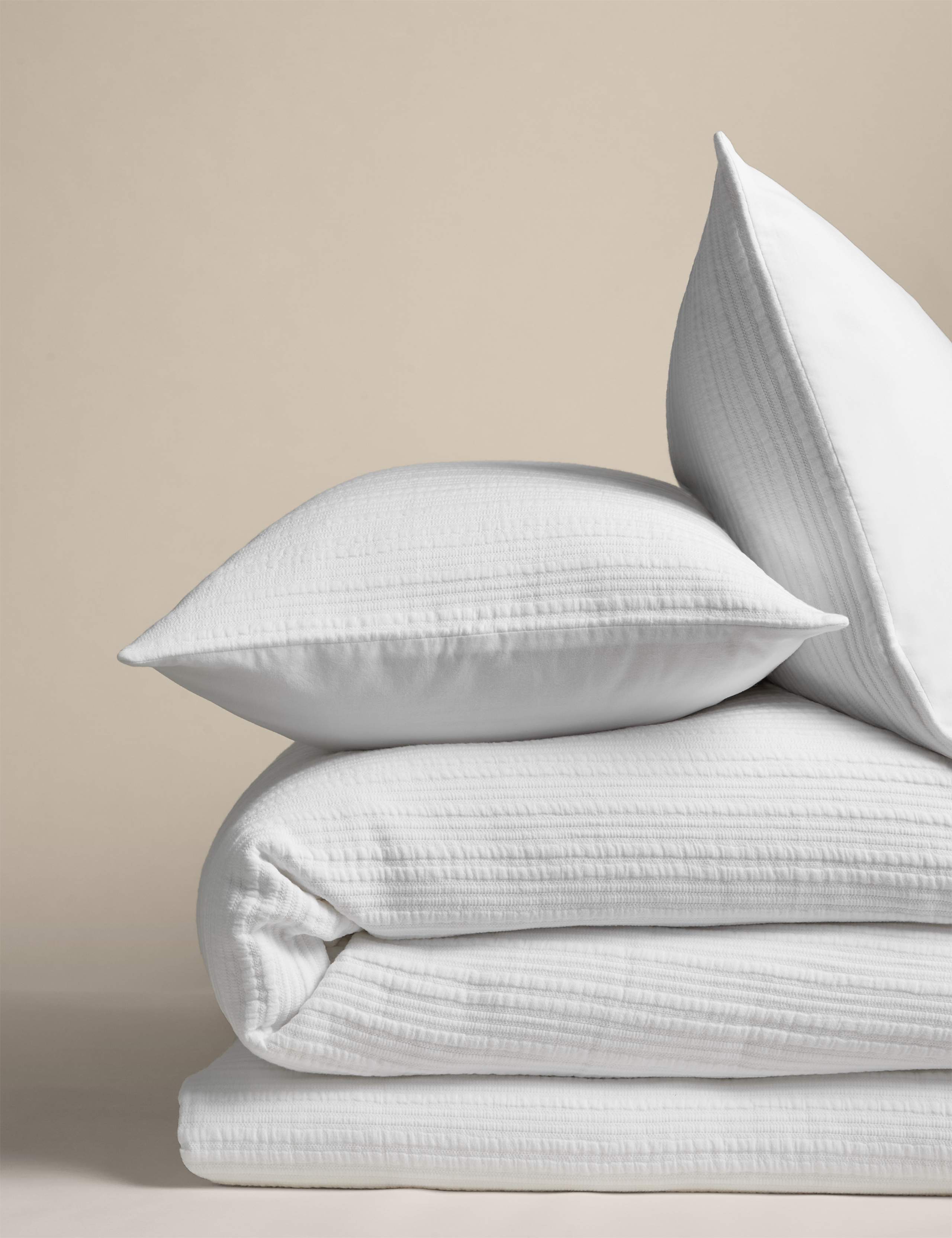 Pure Cotton Ribbed Bedding Set 2 of 5
