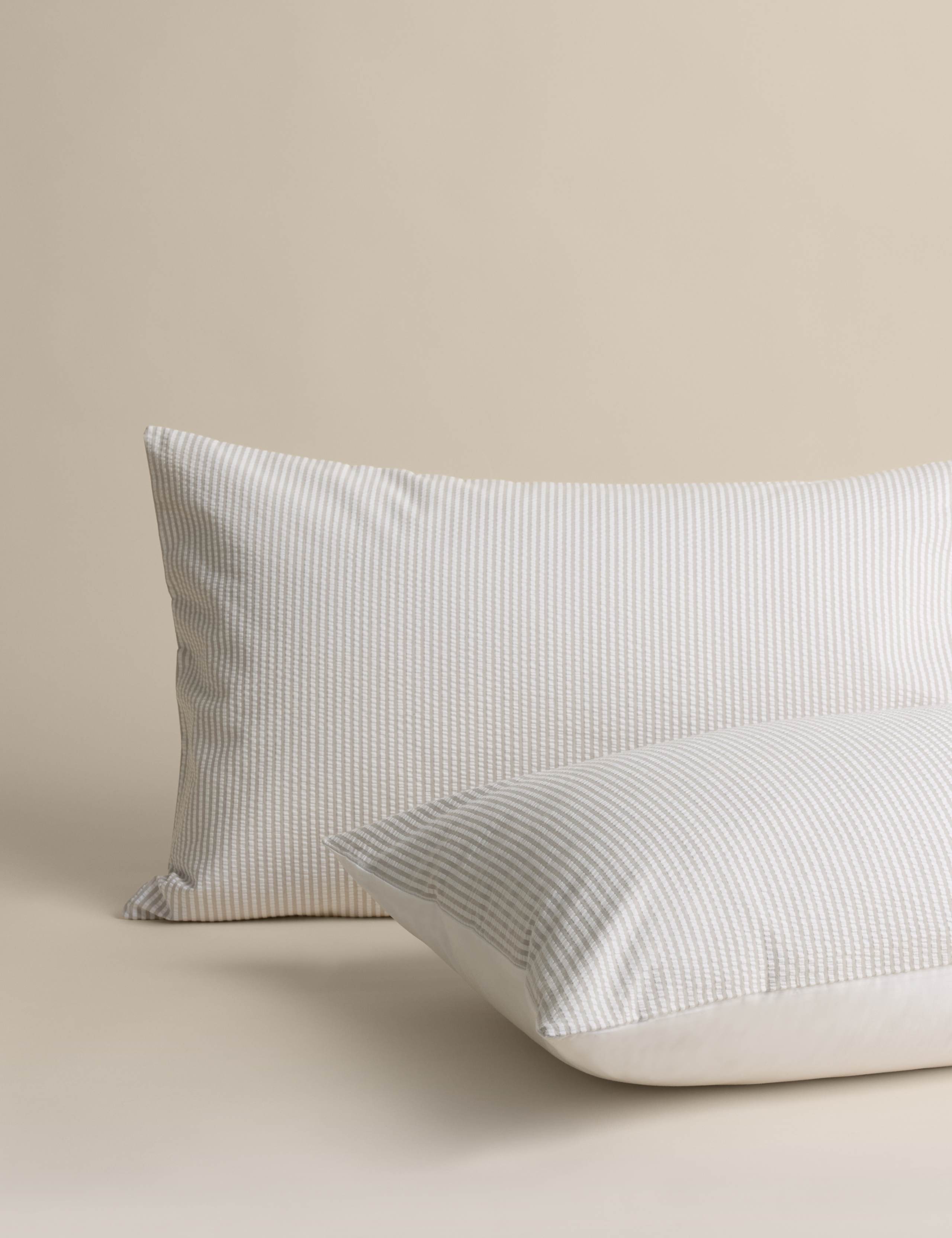 Pure Cotton Striped Seersucker Bedding Set 3 of 5