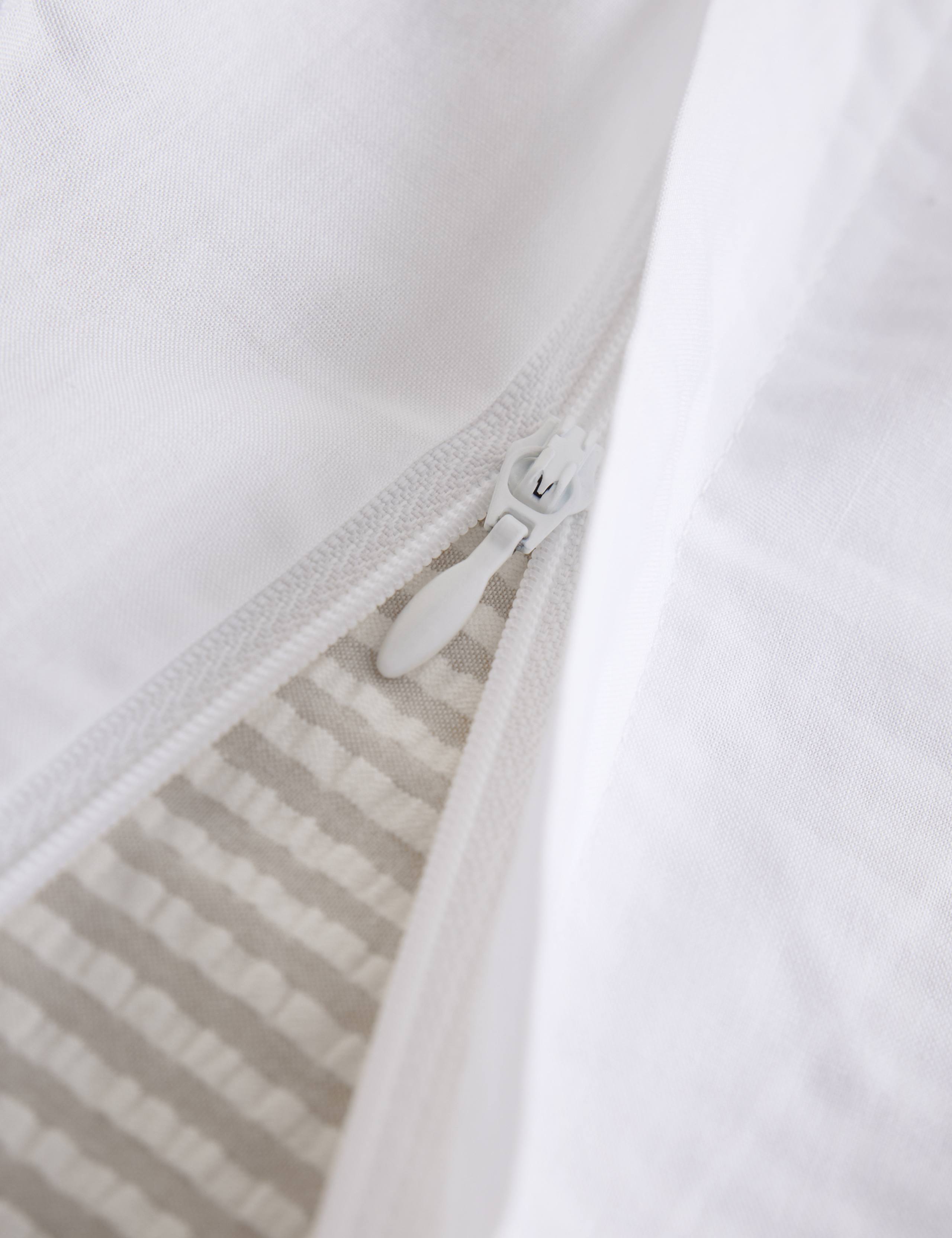 Pure Cotton Striped Seersucker Bedding Set 5 of 5