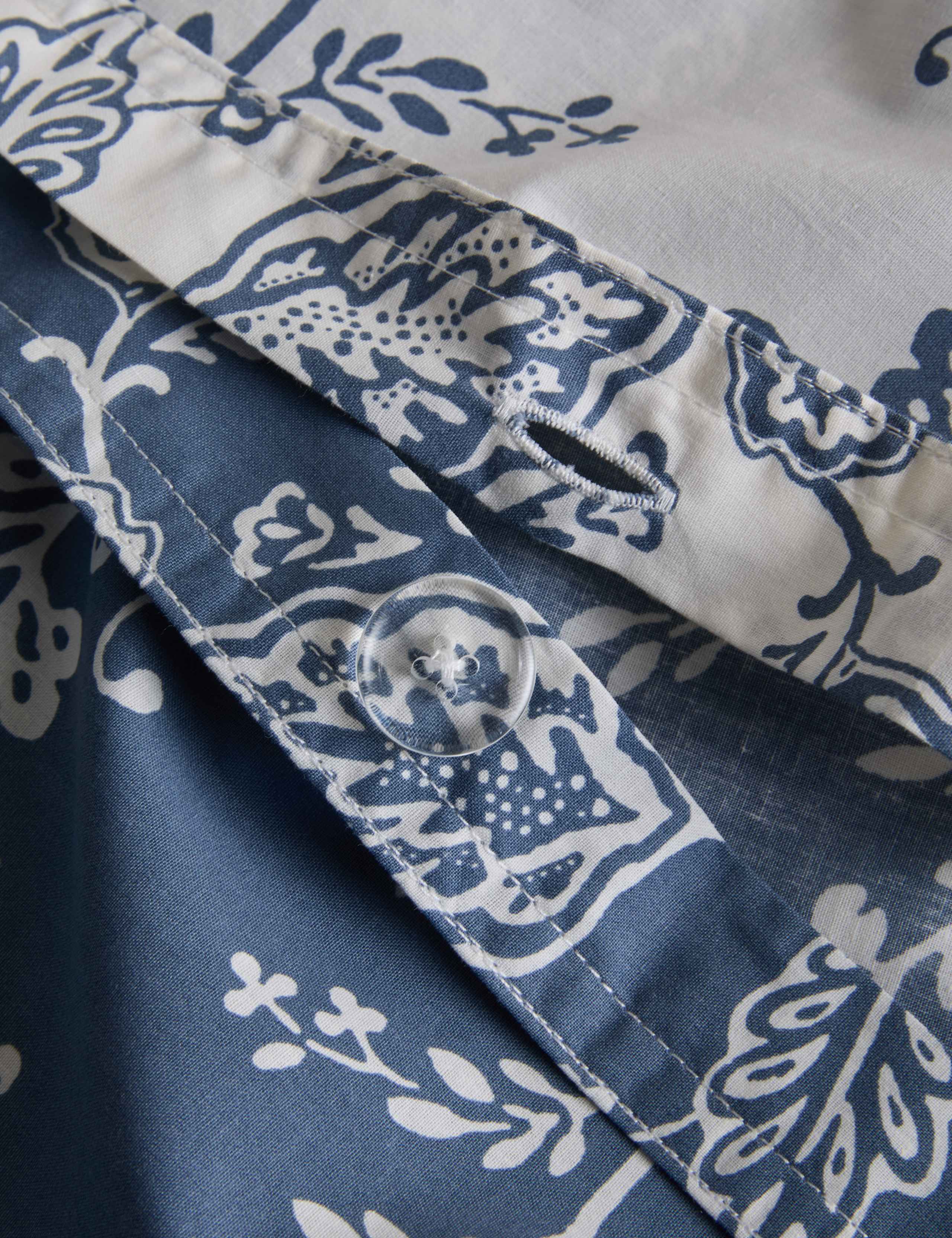 Cotton Rich Trailing Floral Bedding Set 3 of 4