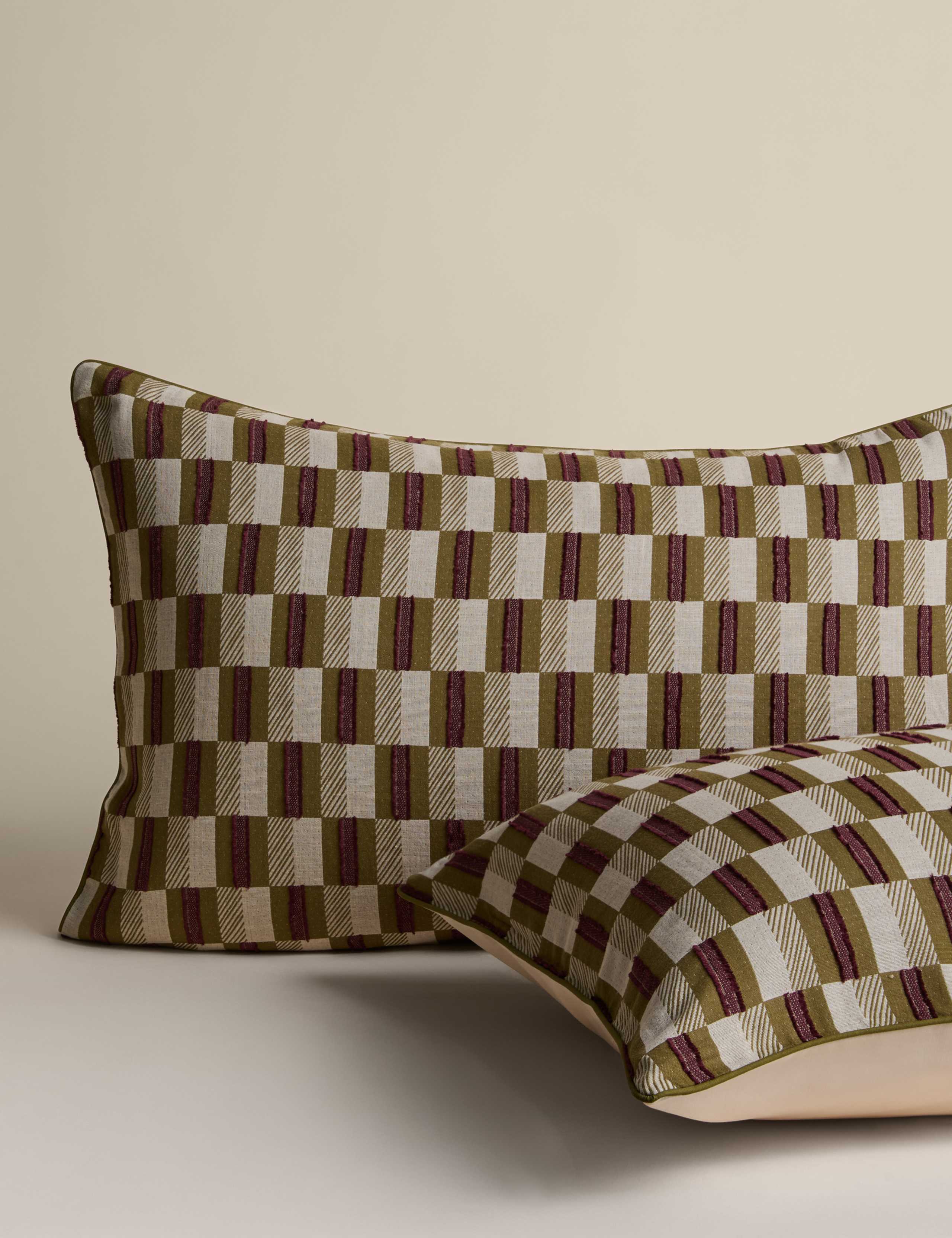 Checkerboard Gauze Jacquard Bedding Set 3 of 6