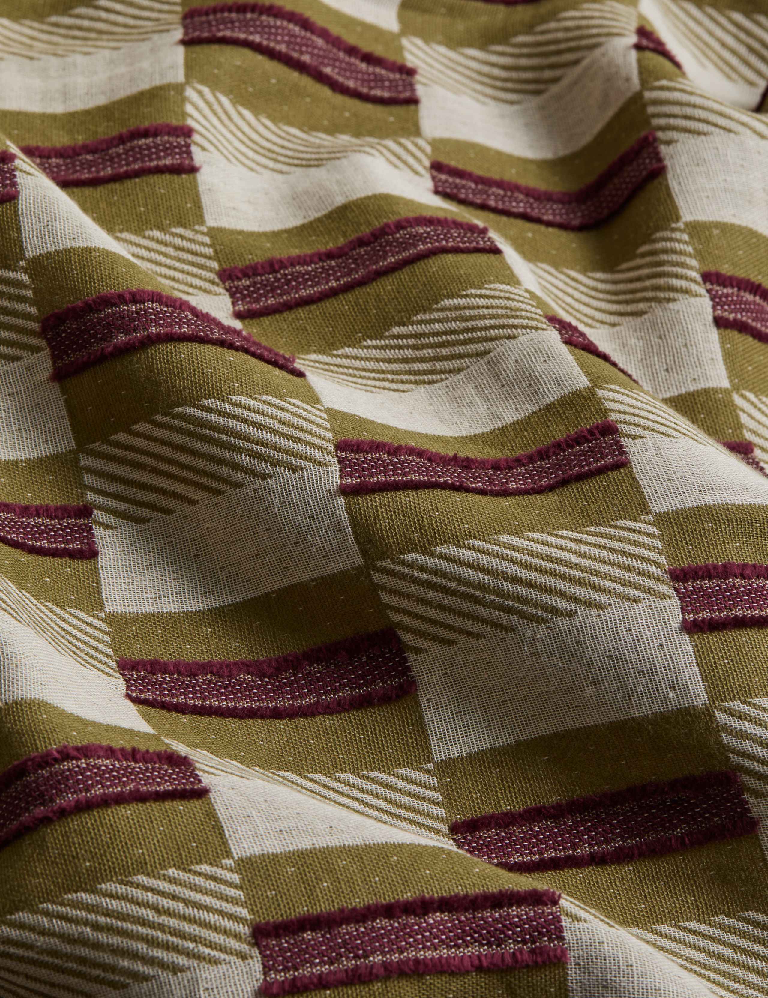 Checkerboard Gauze Jacquard Bedding Set 4 of 6