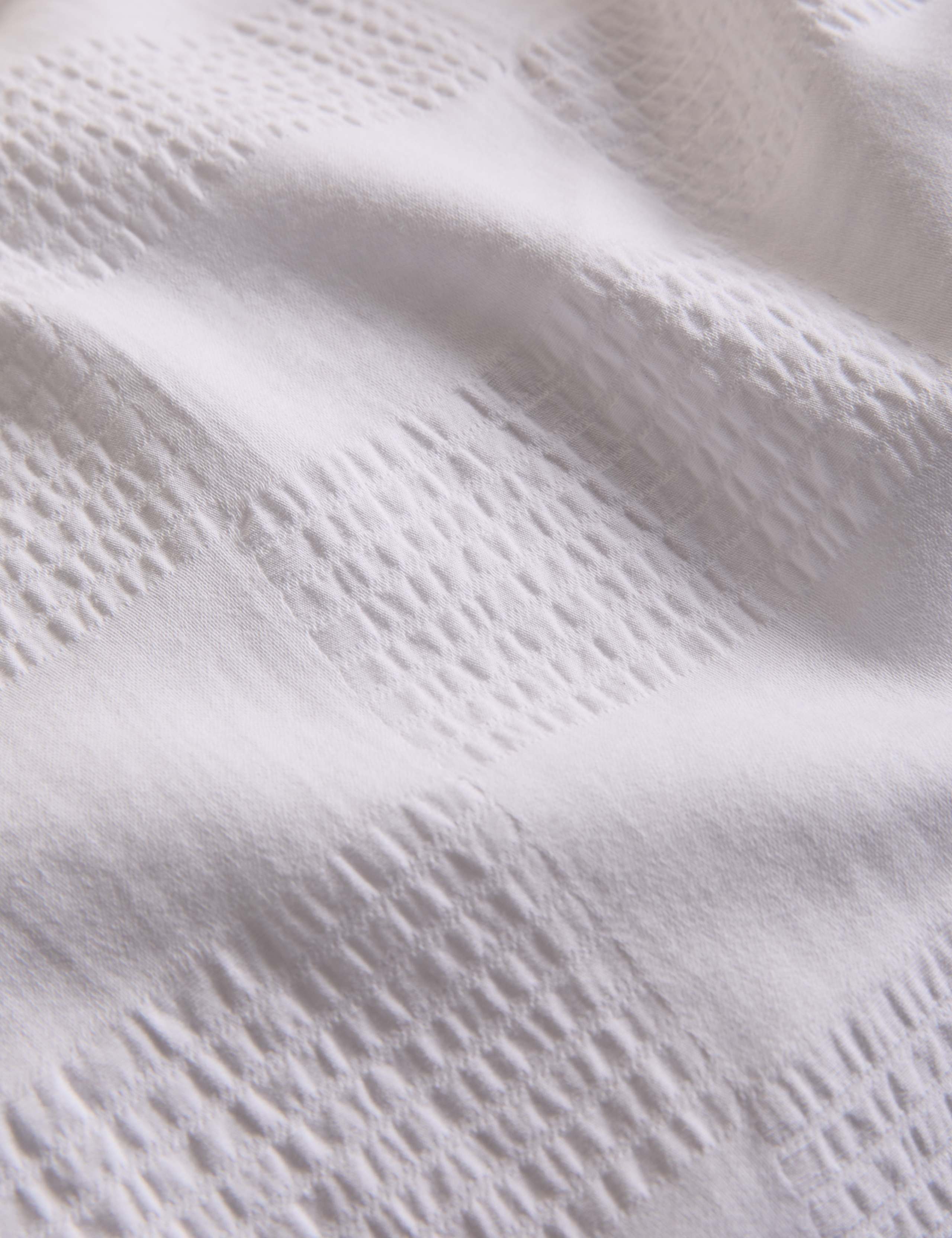 Sateen Seersucker Checkerboard Bedding Set 4 of 5